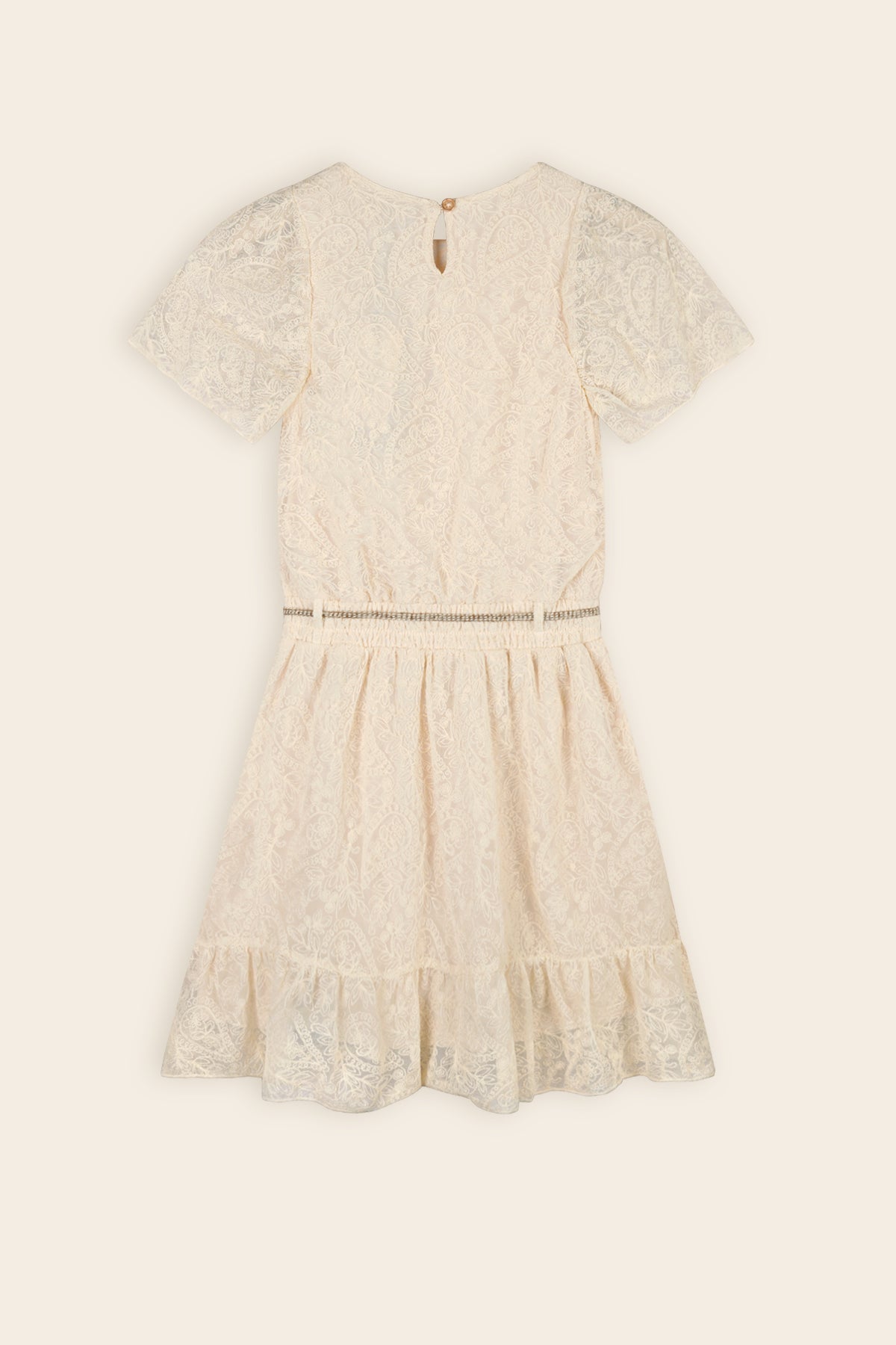 NoNo – Mireal – Netzkleid in Elfenbein