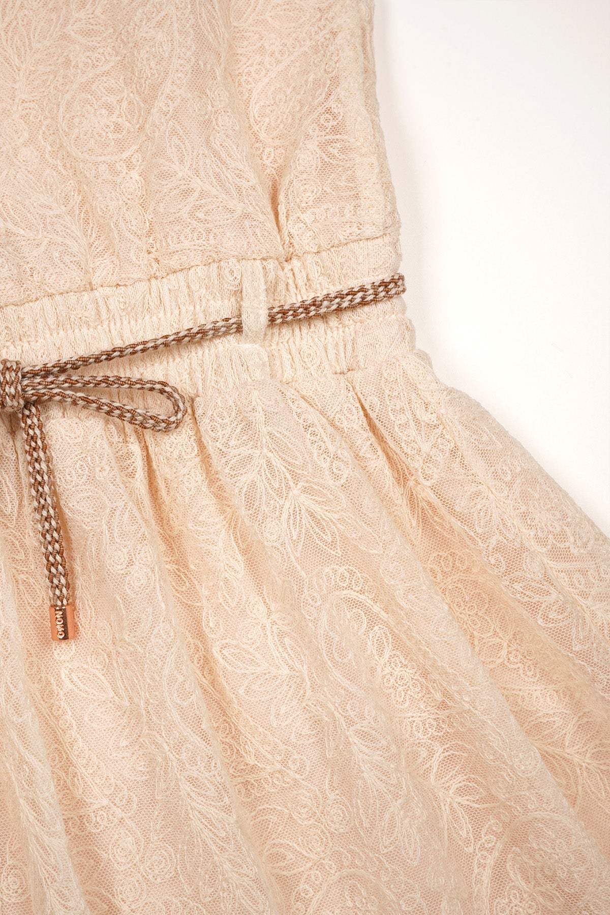 NoNo – Mireal – Netzkleid in Elfenbein