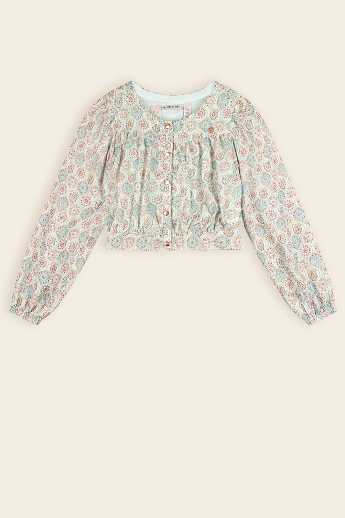 NoNo Timba Bluse Mintgrün