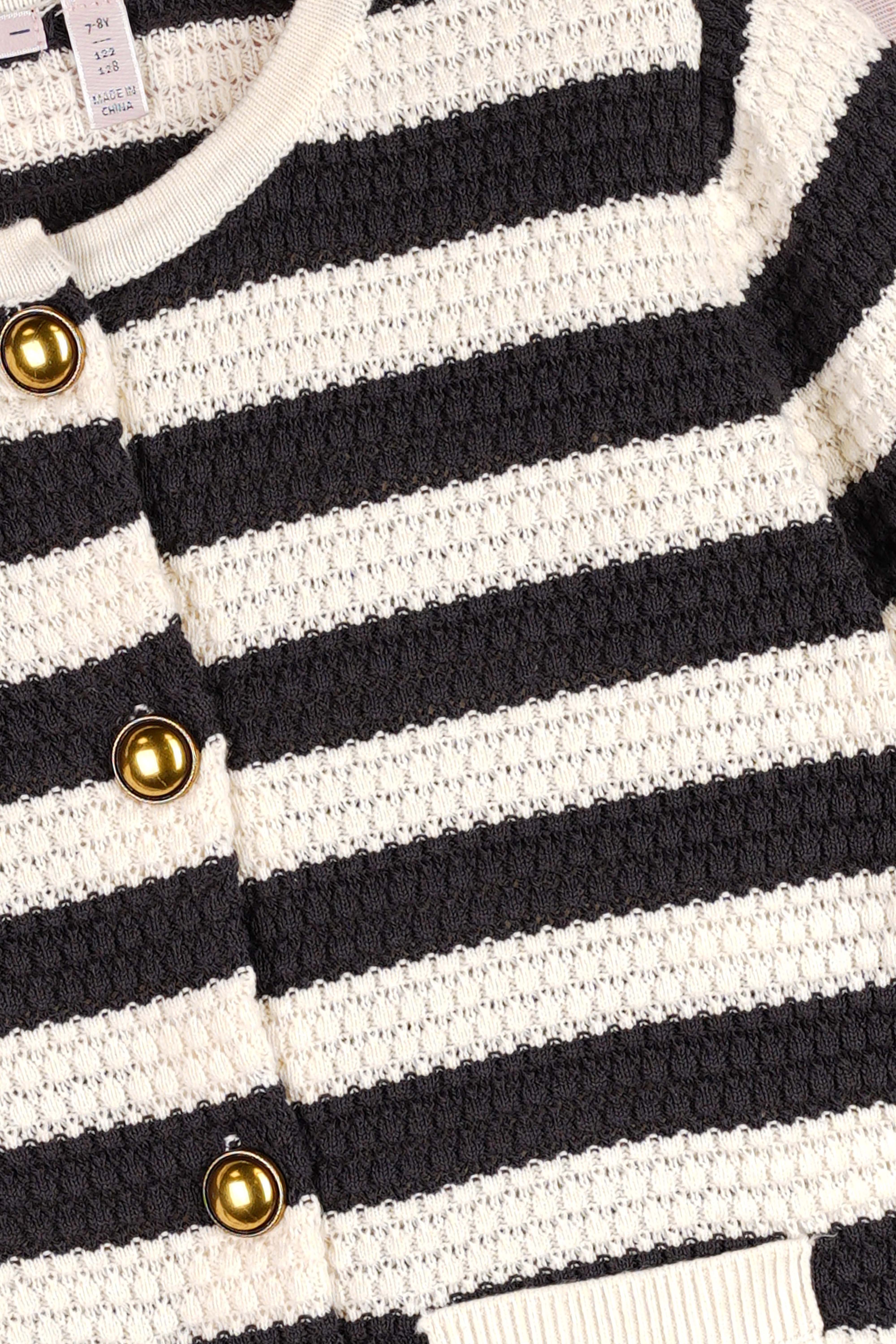 NoNo Aiko Vest Zwart/Wit