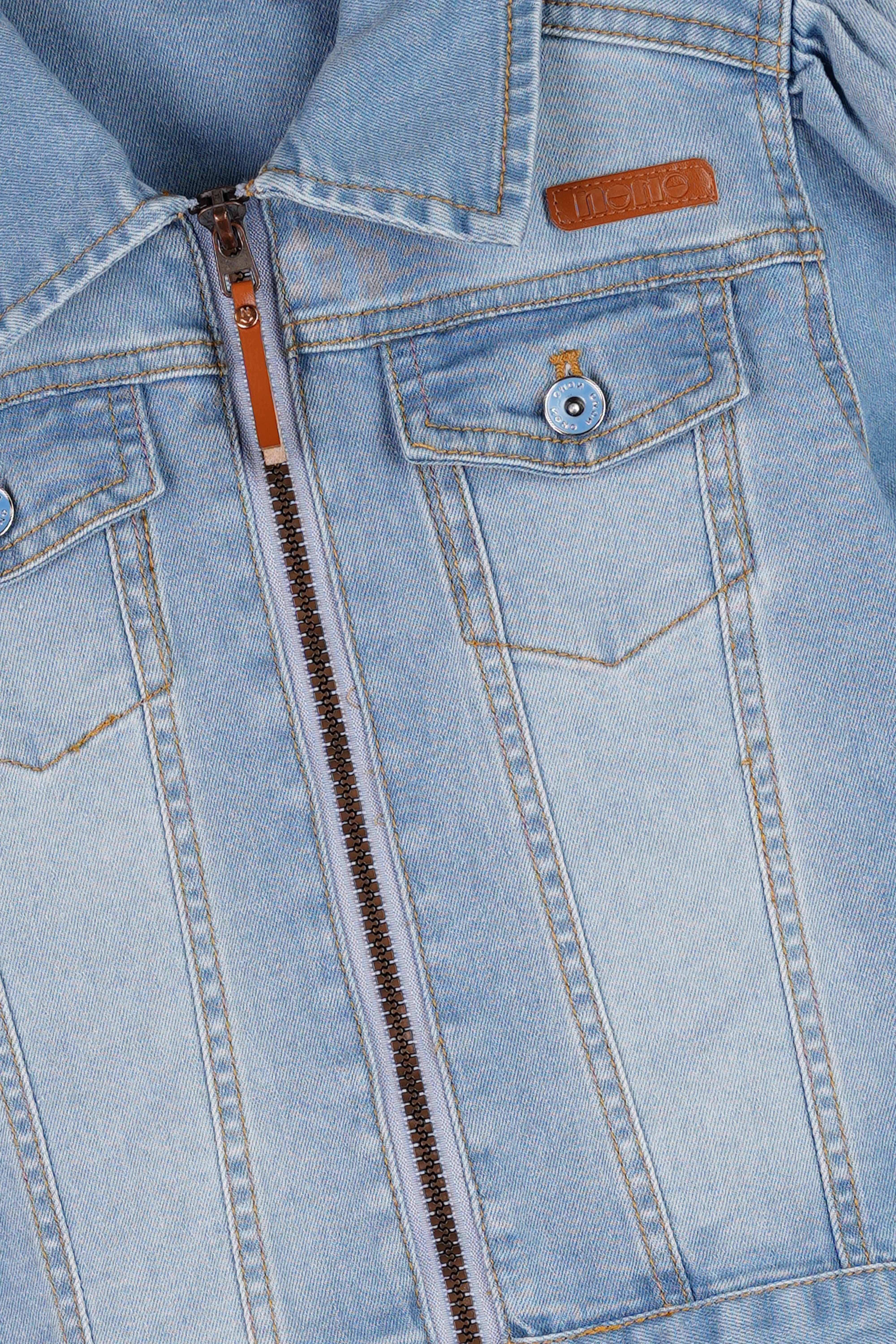 NoNo Donet Denim Jas Blauw