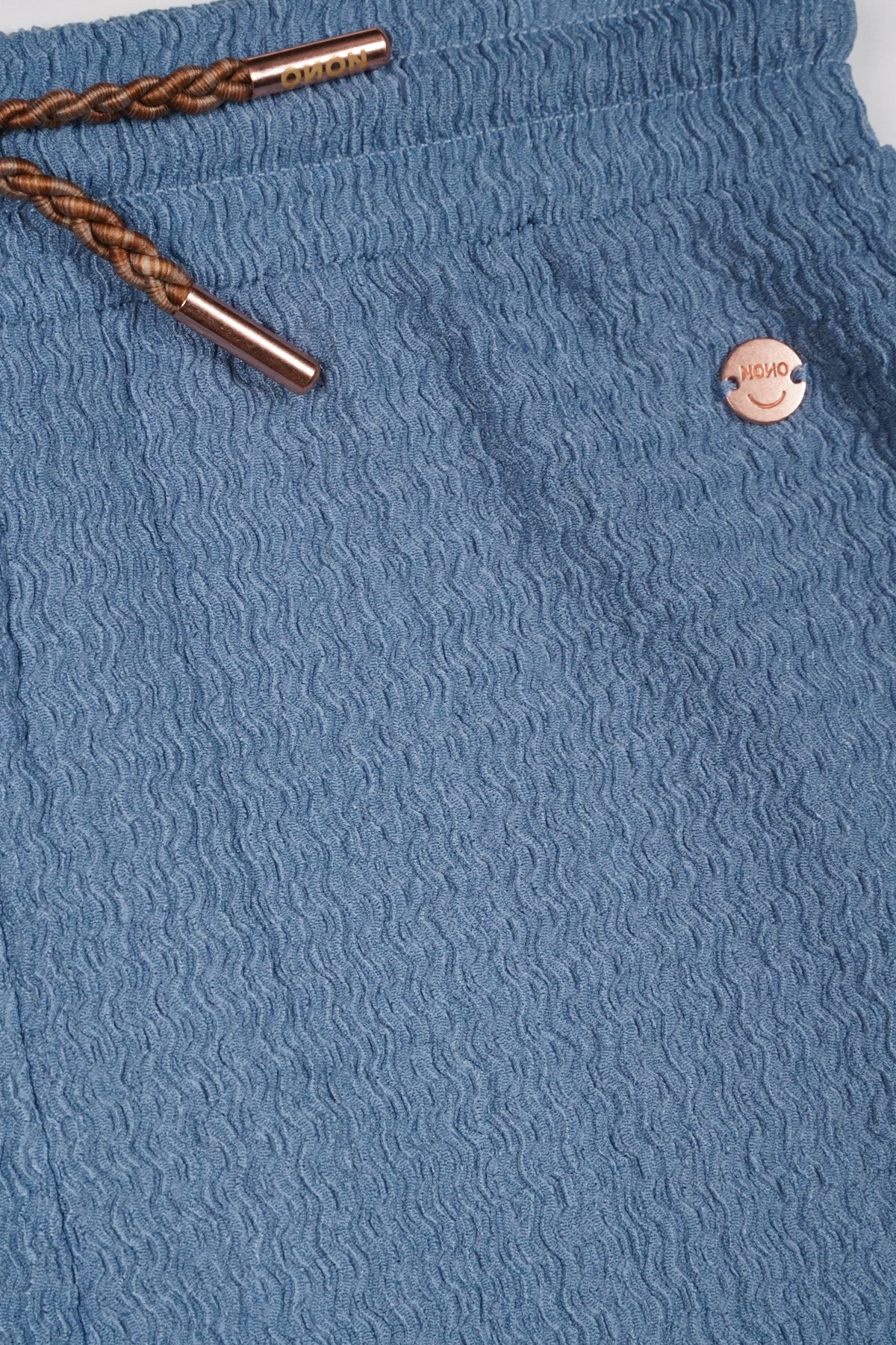 NoNo Sady Flared Broek Denim Blauw