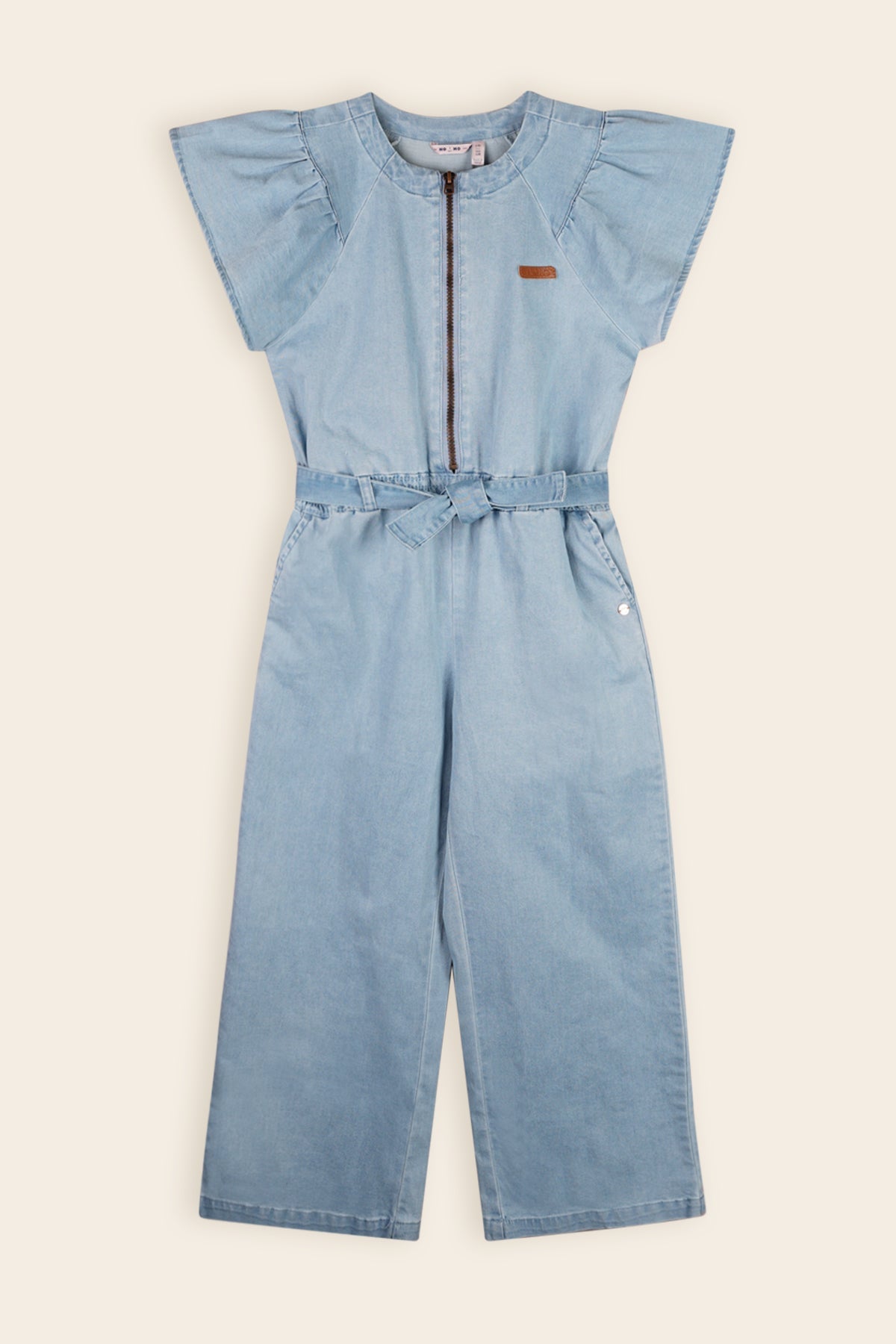NoNo Sammy Jumpsuit Denim Blauw