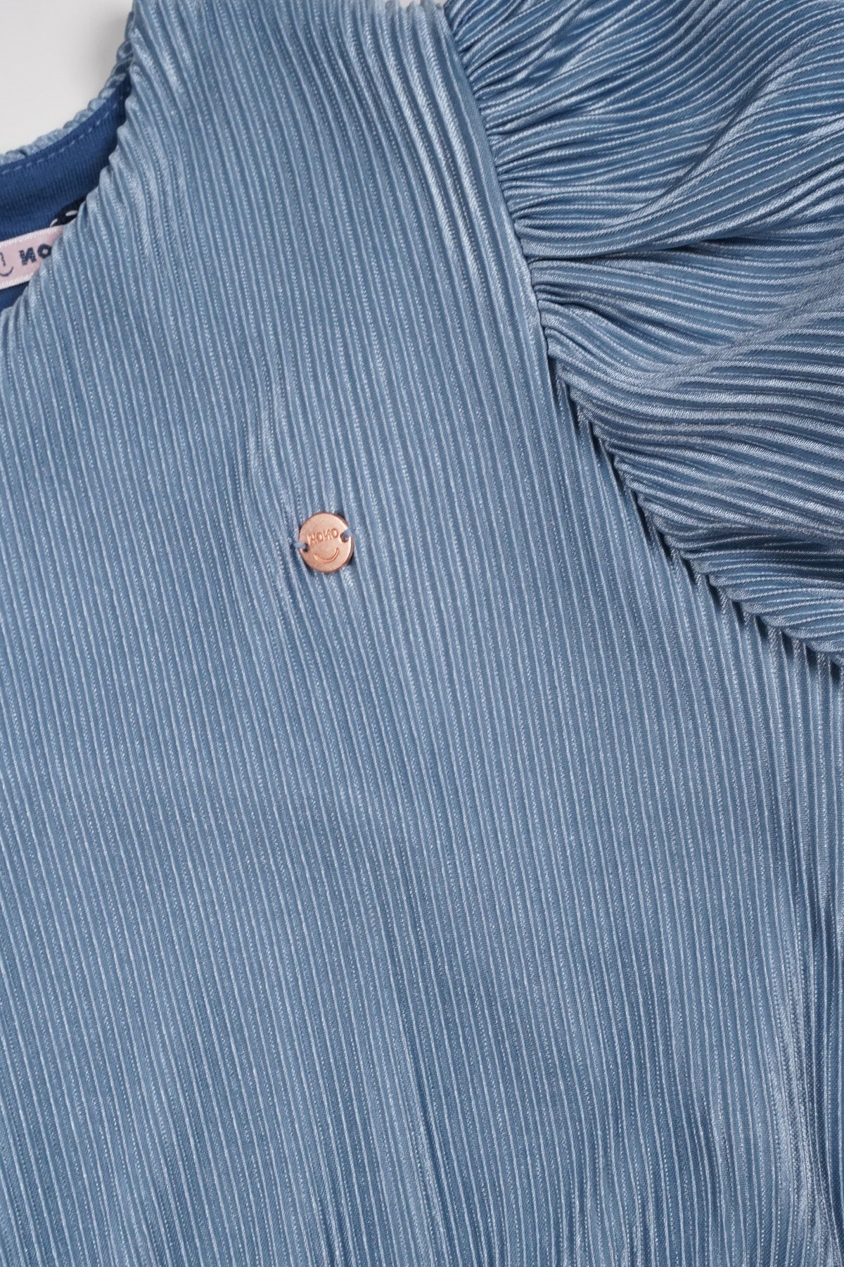 NoNo Miron Kleid Denim Blau