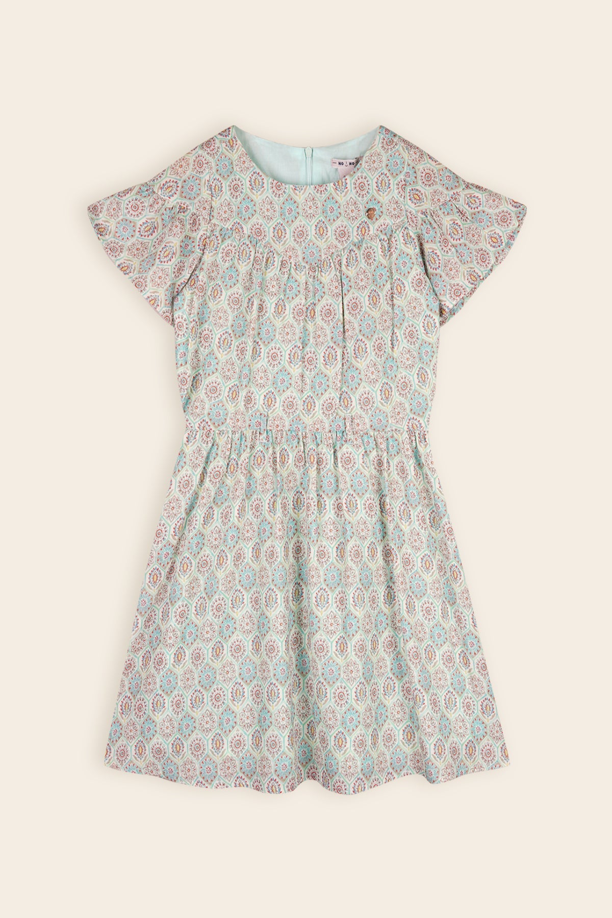 NoNo Merle Jurk Mint Groen