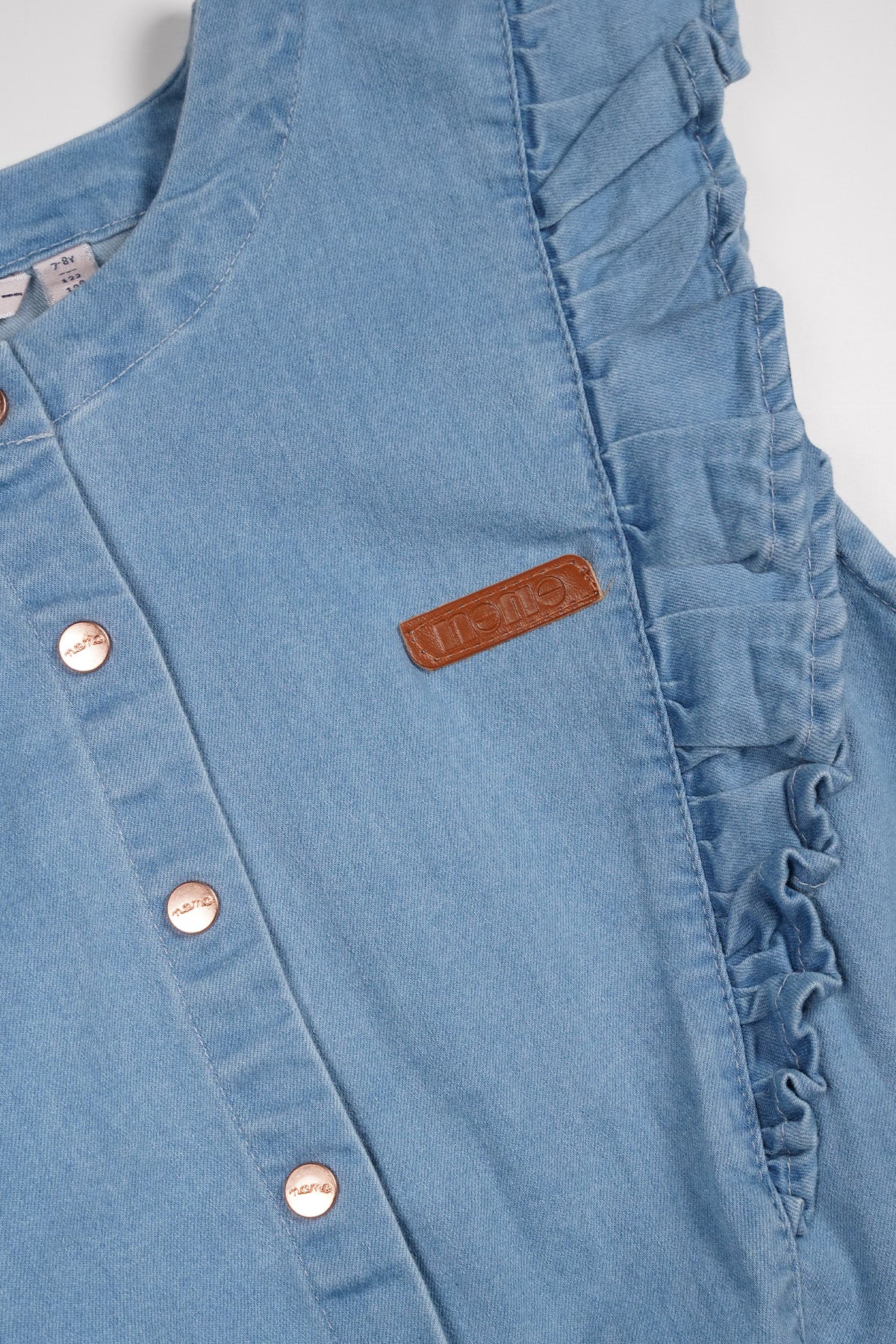 NoNo Masa Jurk Denim Blauw