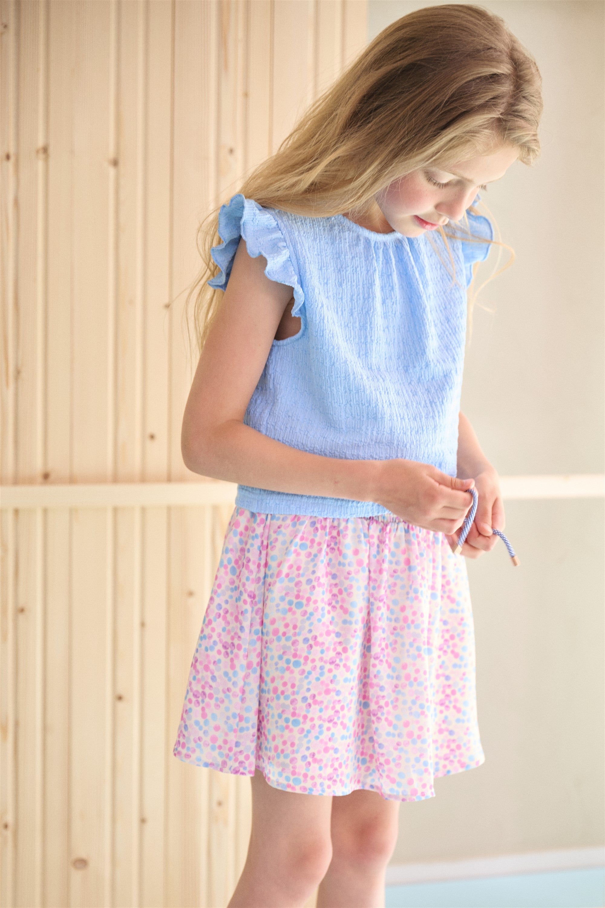 NoNo Mayke Jurk Blauw