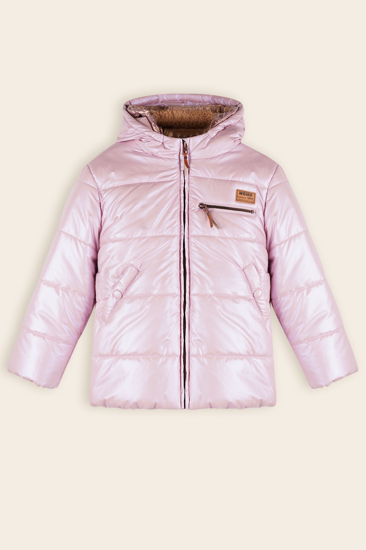 NoNo Bubble Winterjas Roze