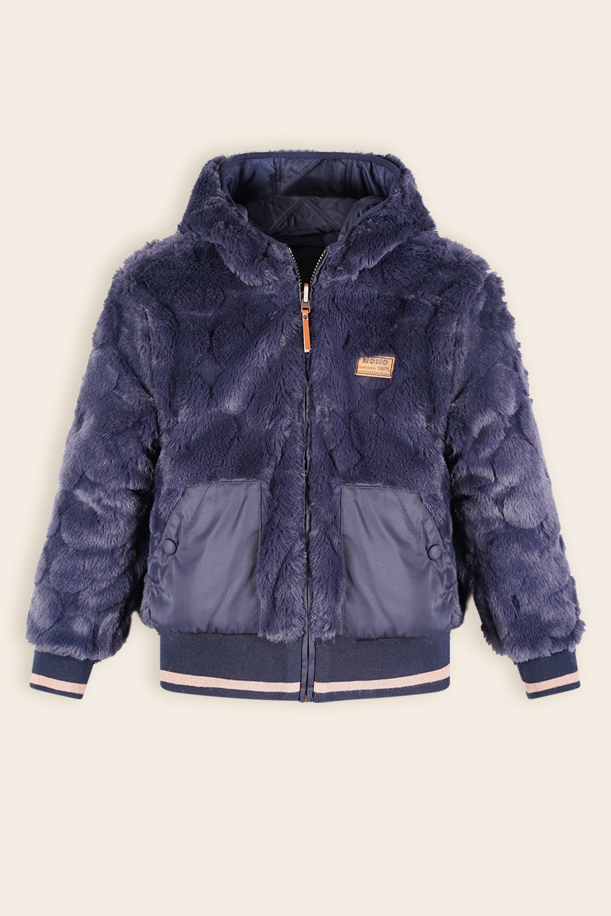 NoNo Bomby Reversible Winterjas Navy