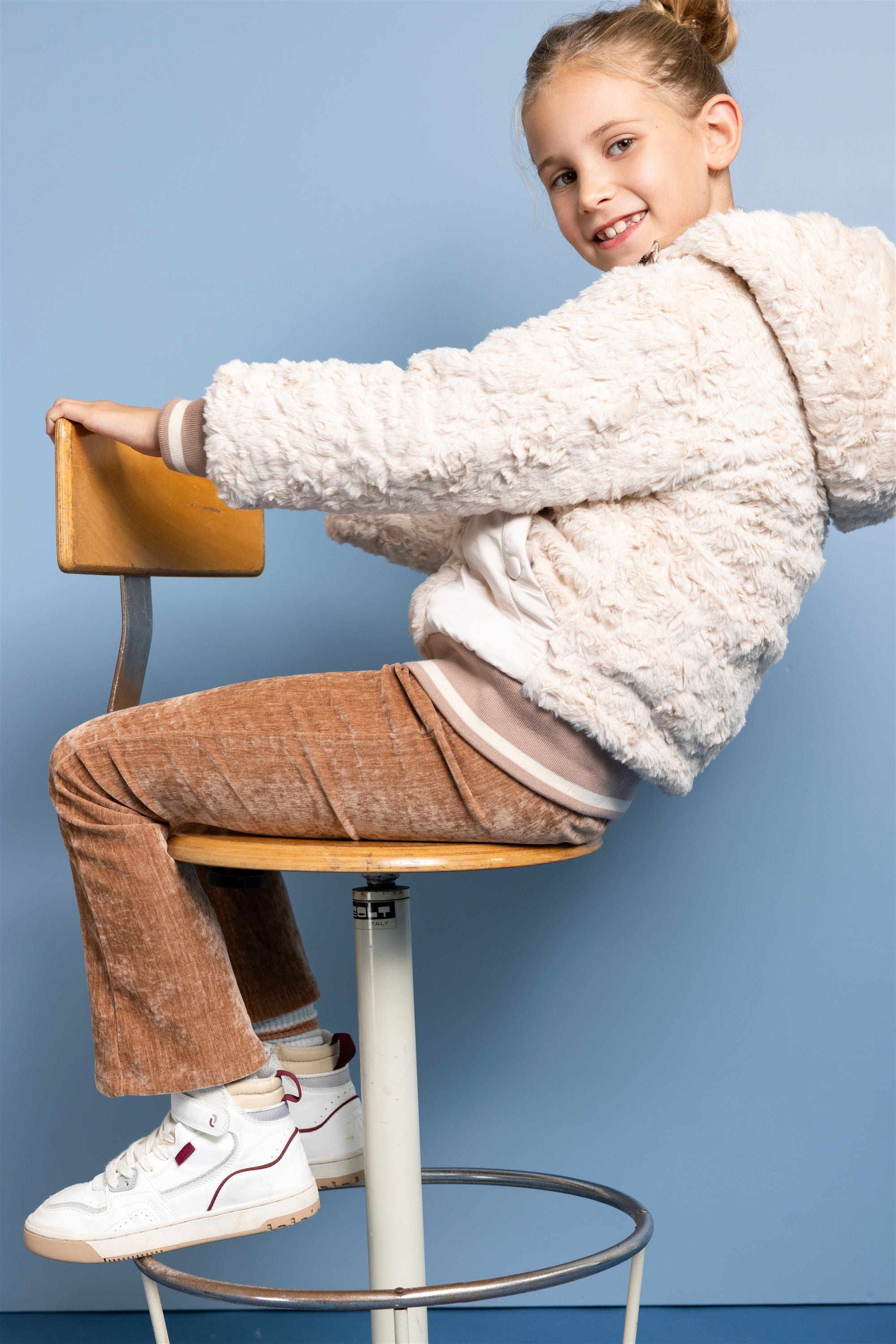 NoNo Bomby Reversible Winterjas Ivoor