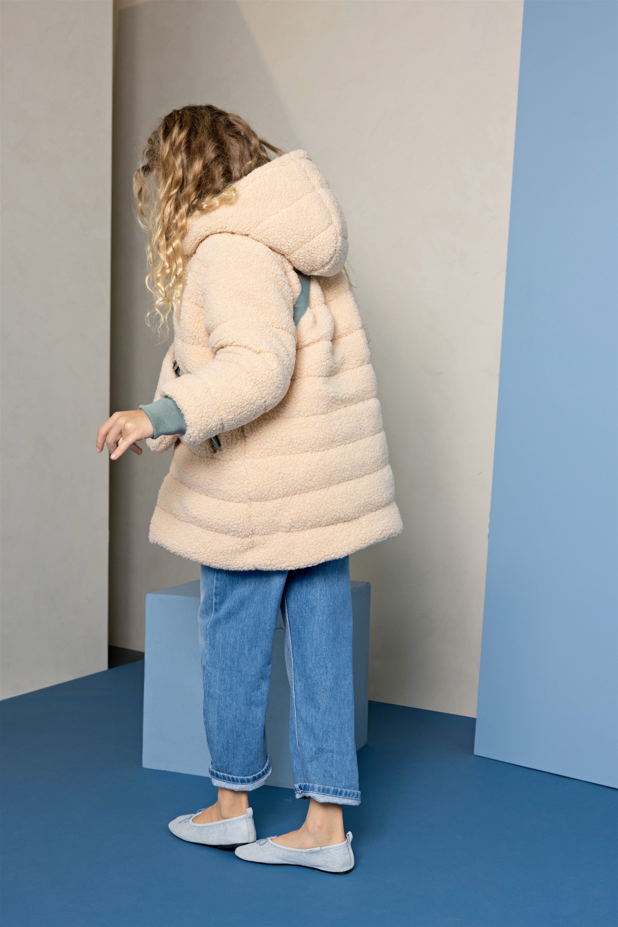 NoNo Betty Reversible Winterjas Met Tasje Groen