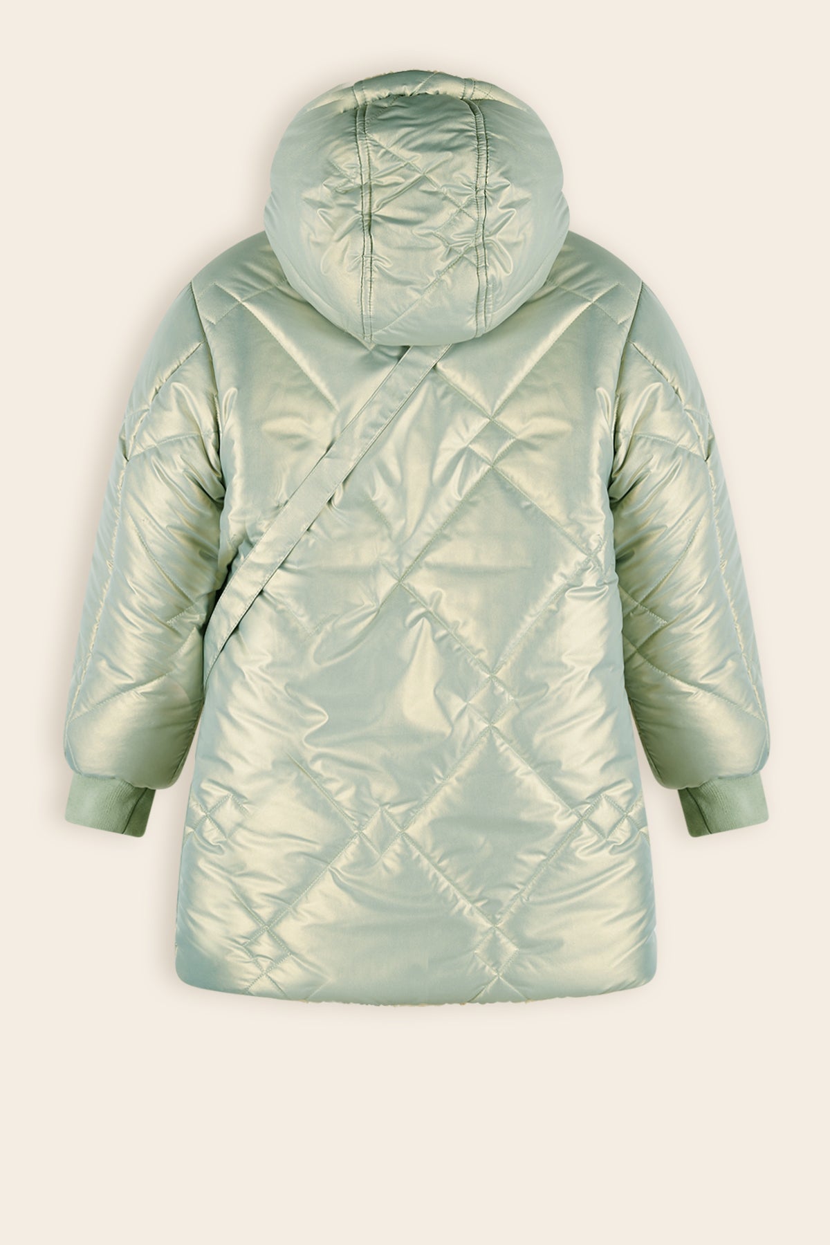 NoNo Betty Reversible Winterjas Met Tasje Groen