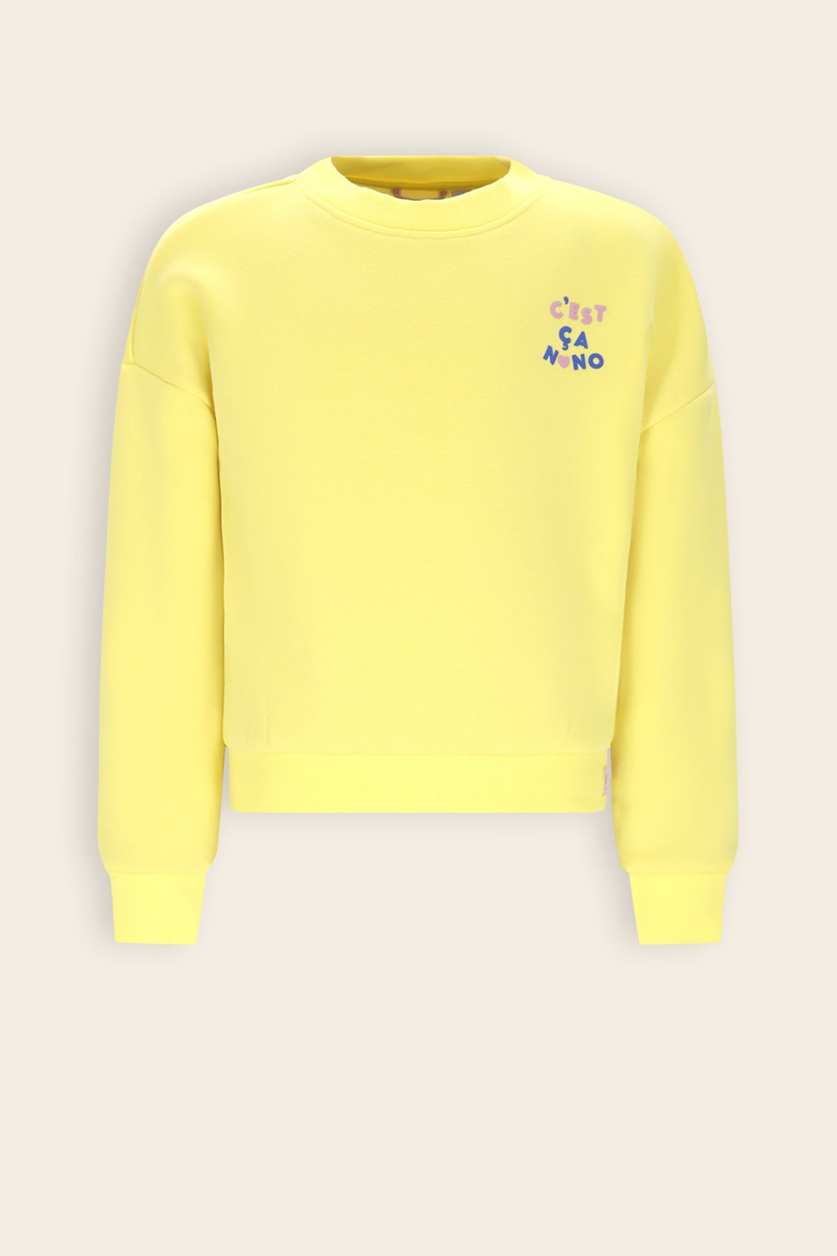 NoNo Konono Furry Sweat Geel