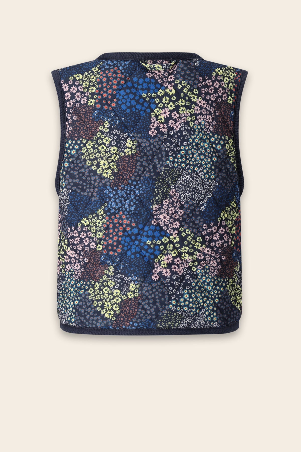 NoNo Katya Reversible Gilet Donkerblauw