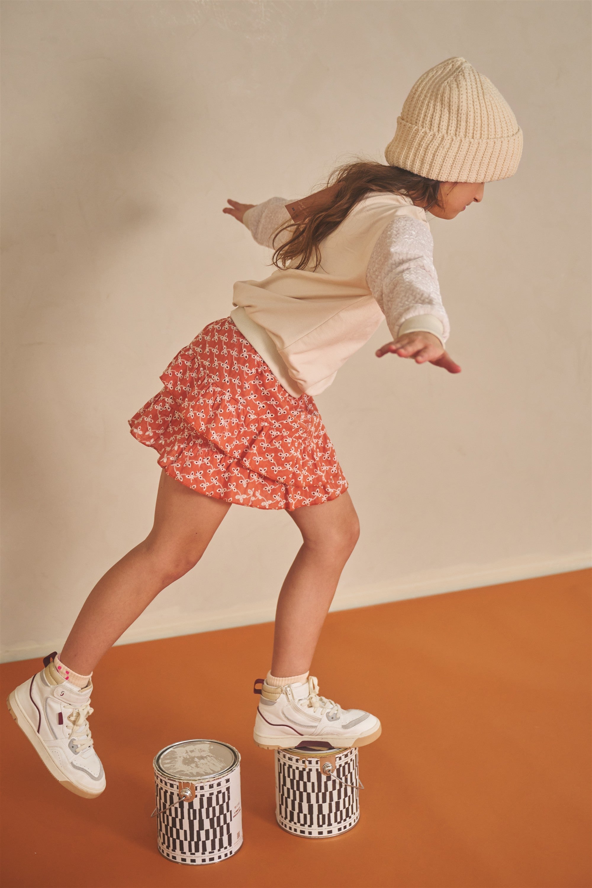 NoNo Konono Sweater Velvet Ivoor