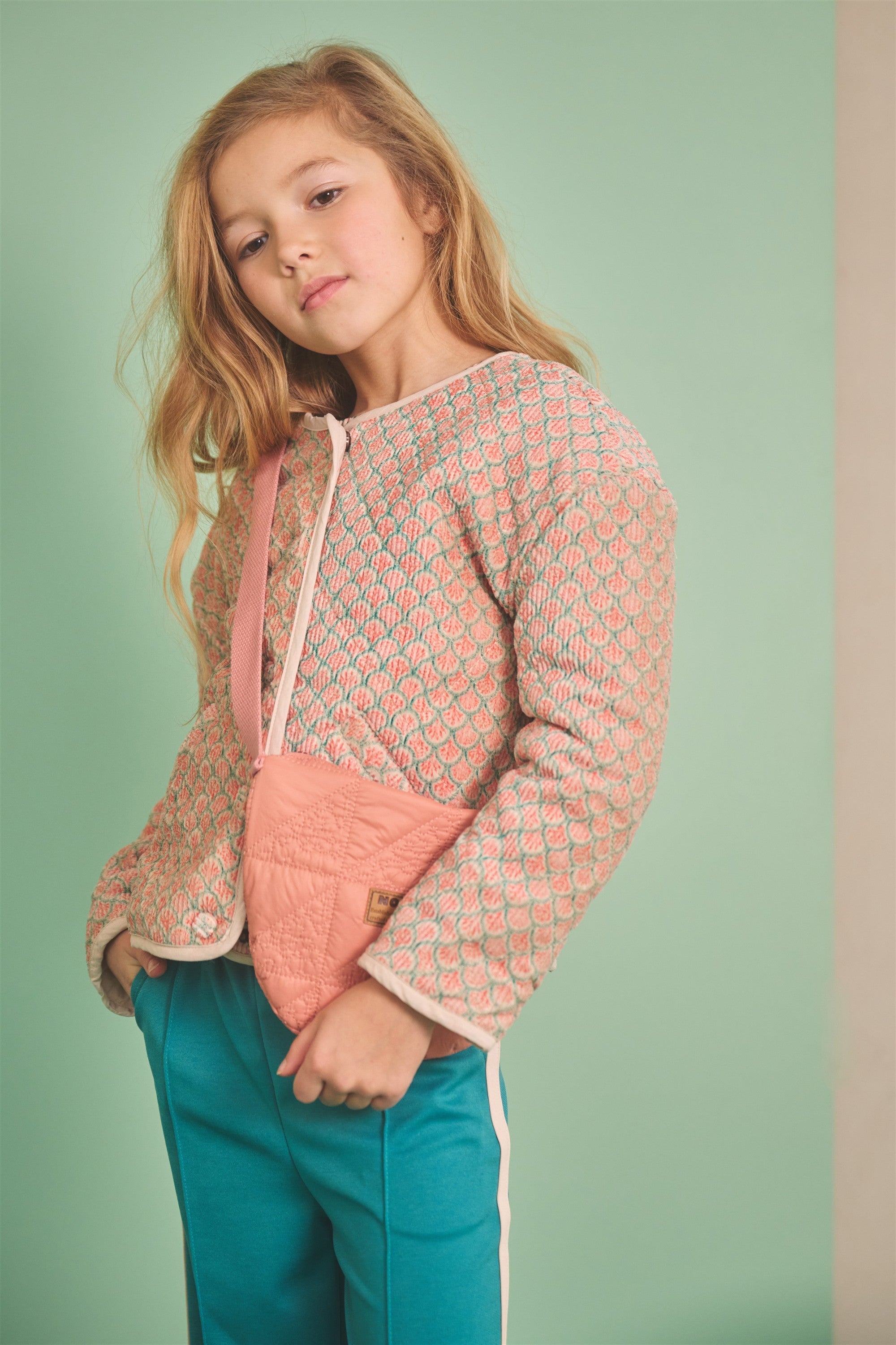 NoNo Dimo Ribjersey Dekenjas Groen