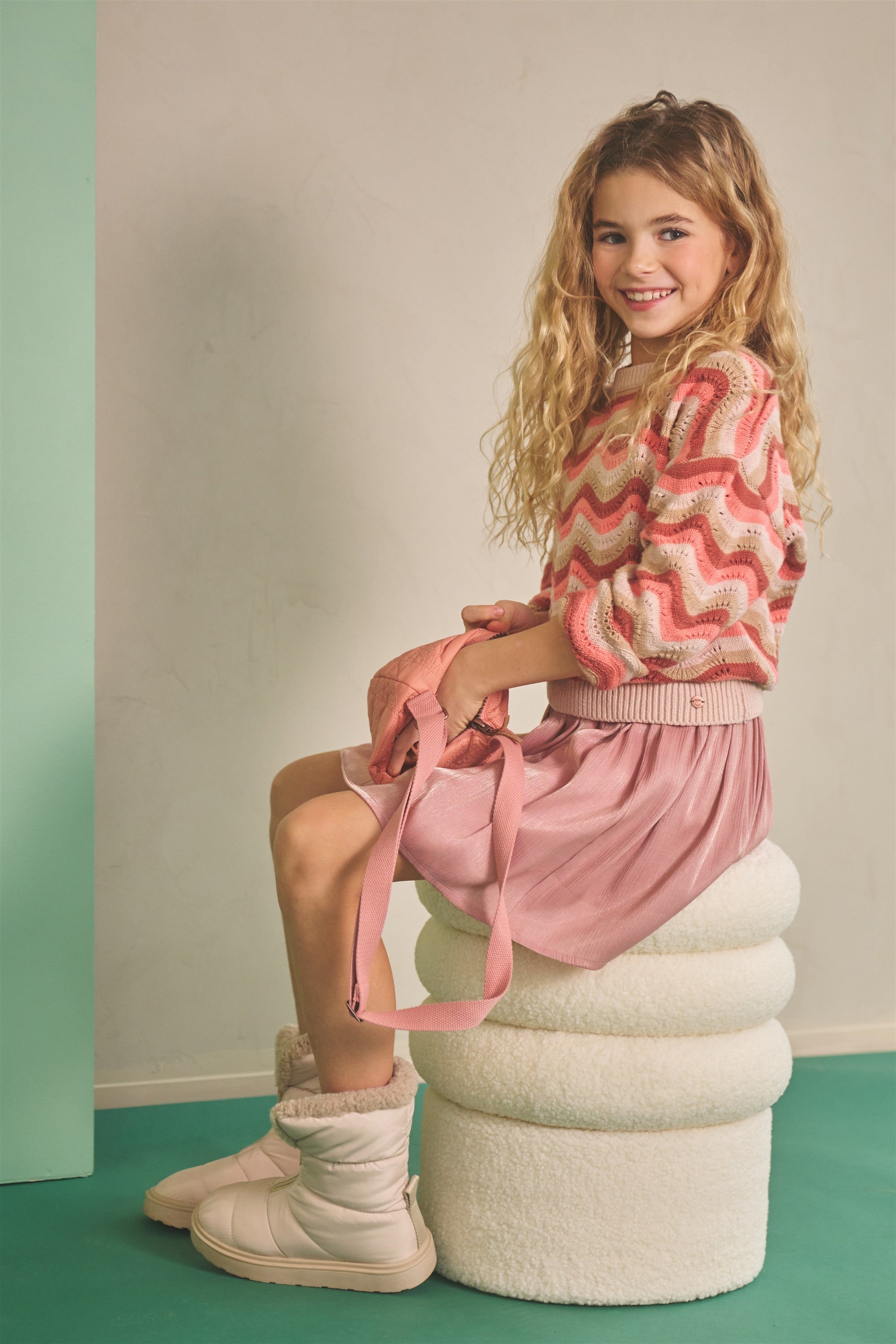 NoNo Kessy Ajour Trui Roze