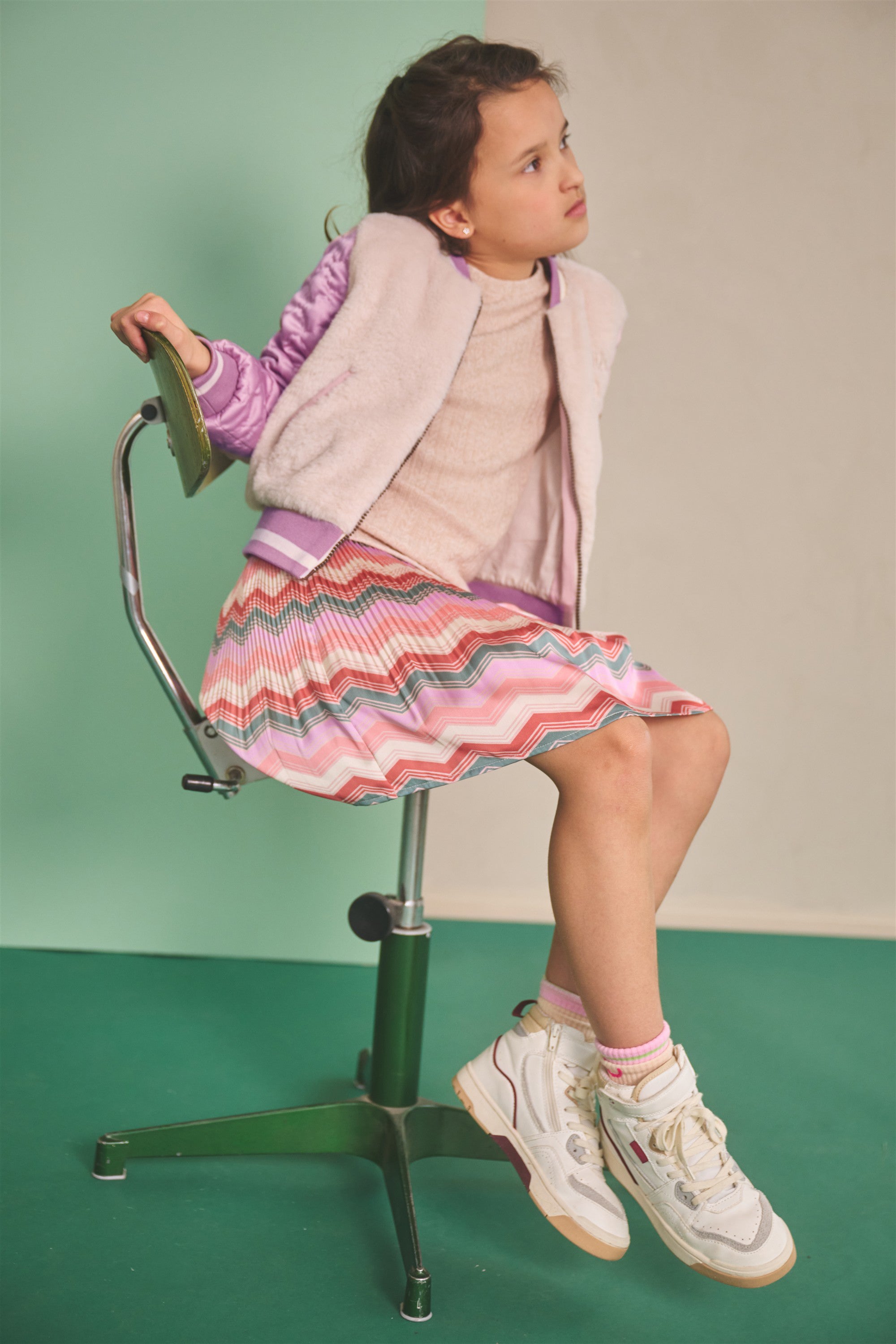 NoNo Doris Gestepte Jas Lila