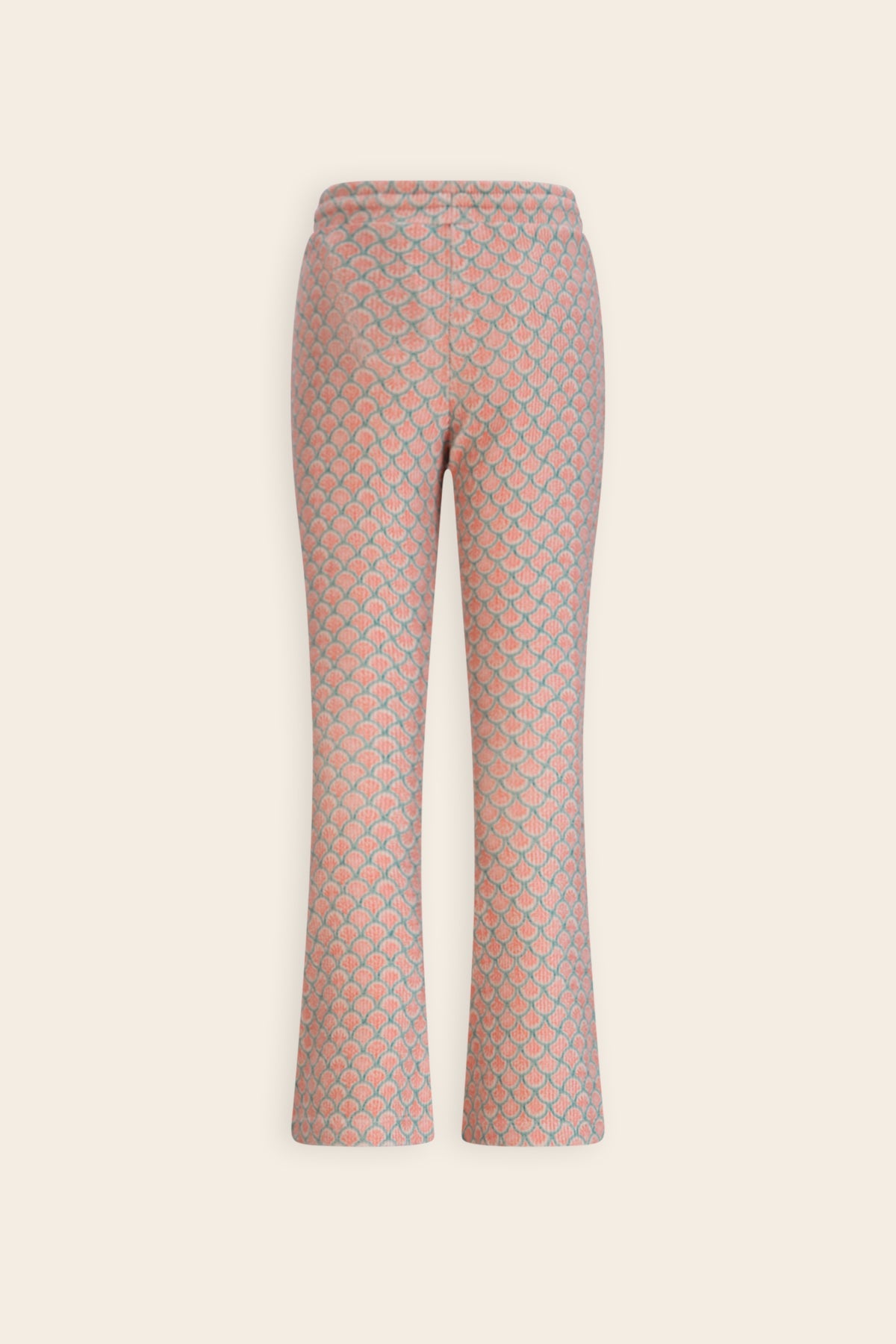 NoNo Sady Flared Zachte Rib Broek Groen