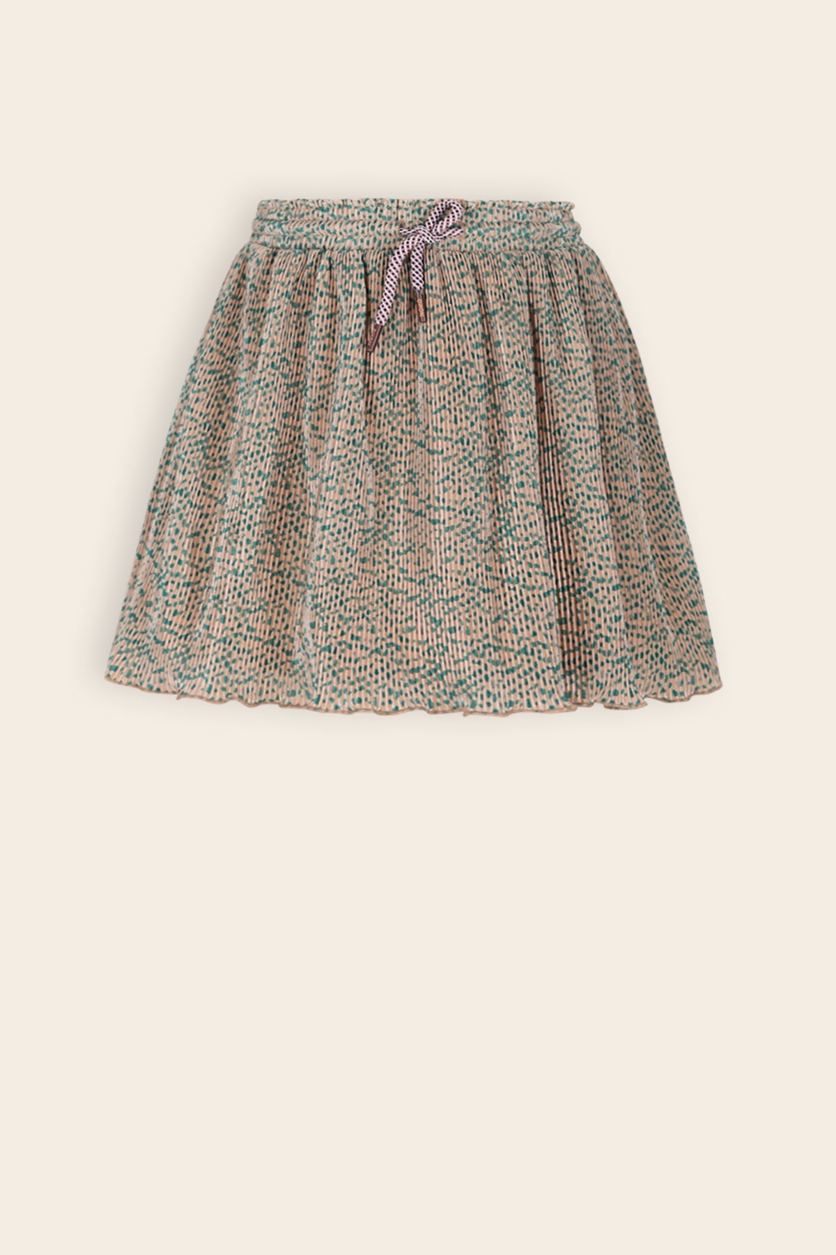 NoNo Nele Plissee Jersey Rok Zand