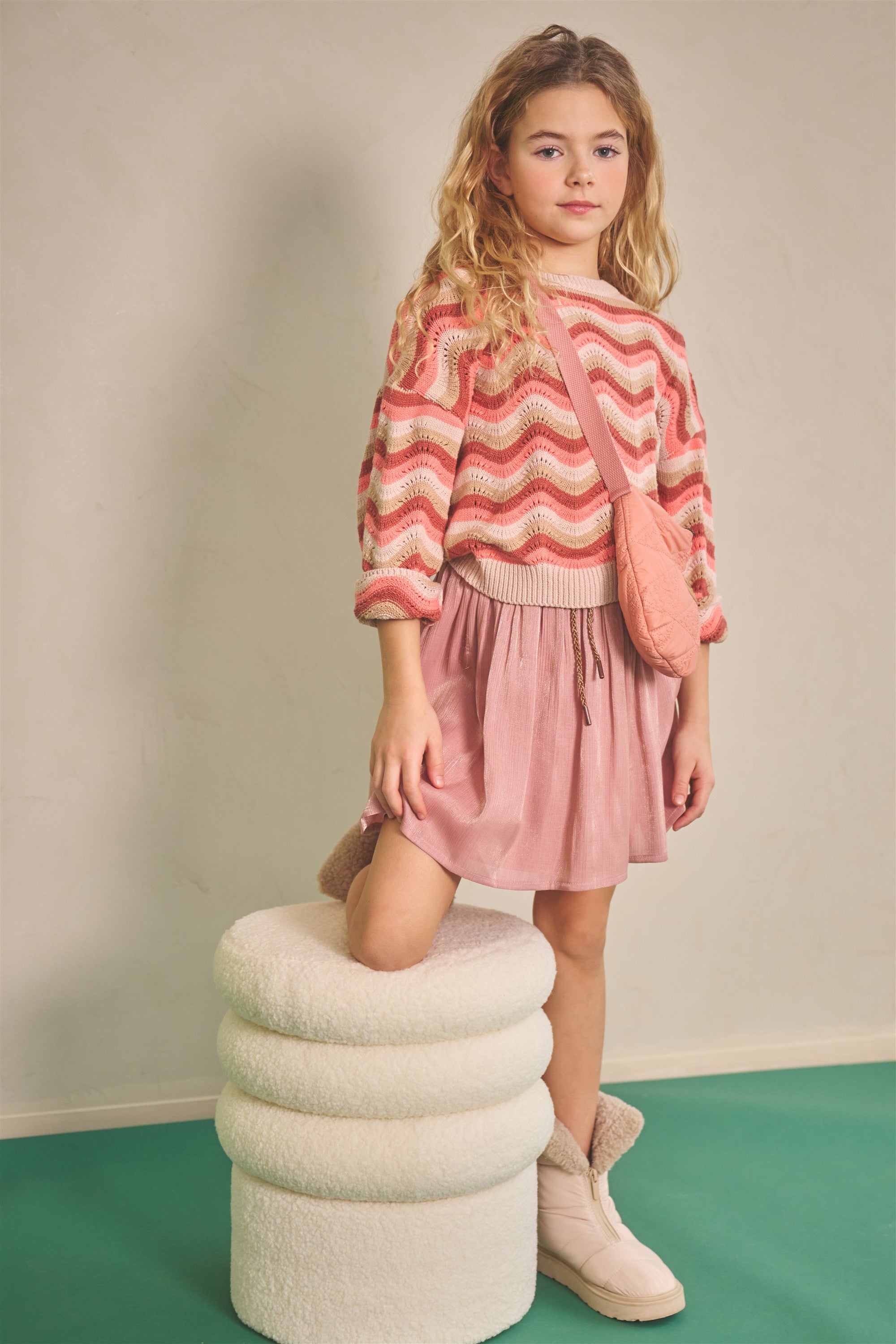 NoNo Nele Voile Rok Roze