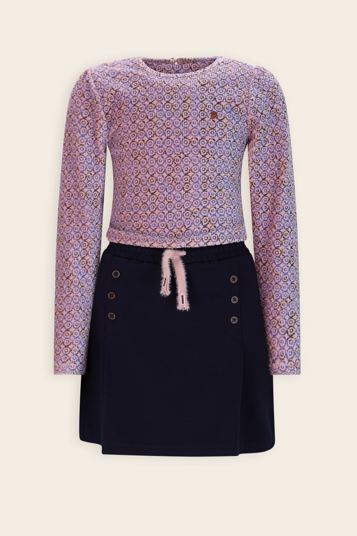NoNo Mayal Jurk Blauw