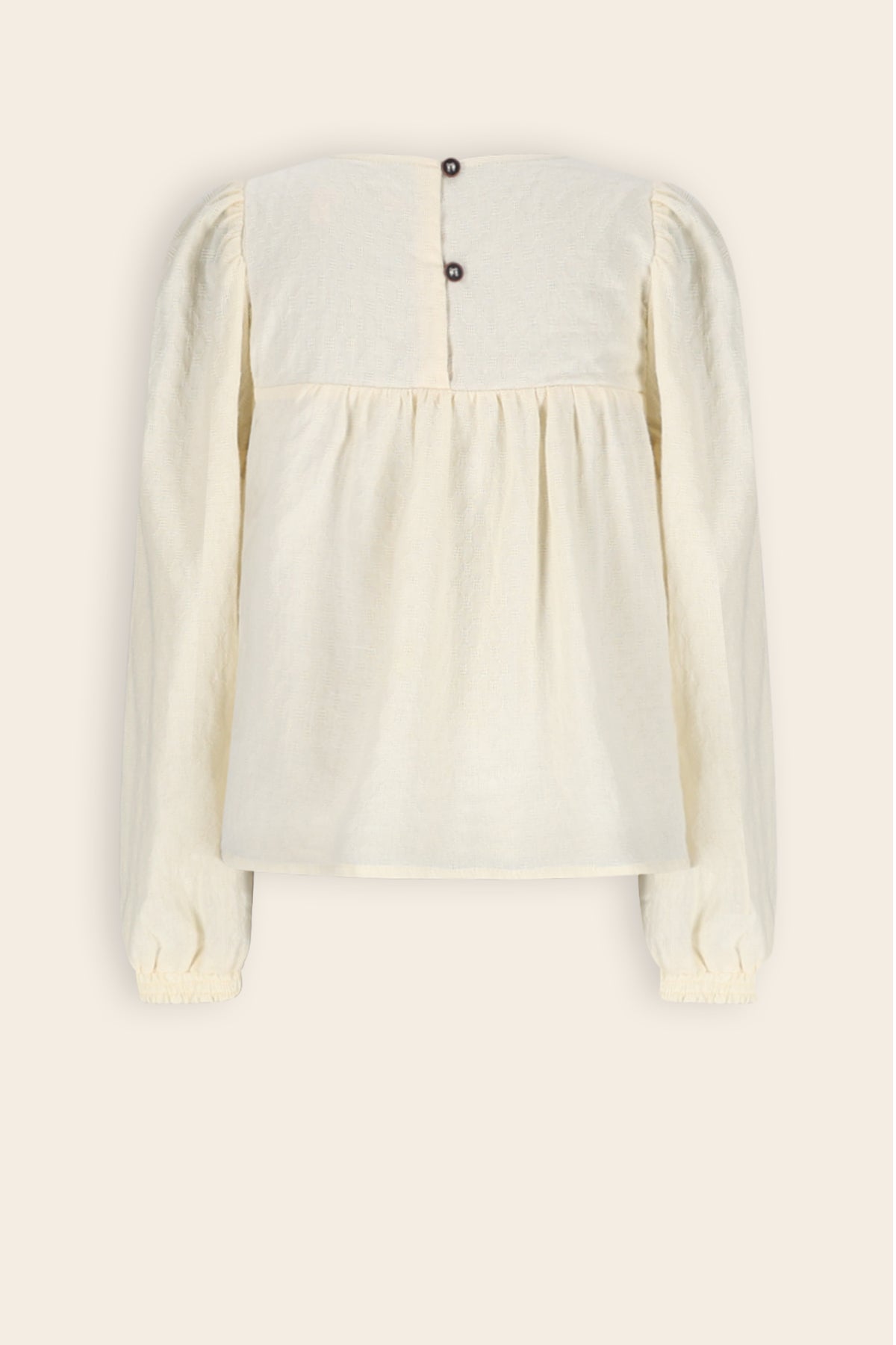 NoNo Tirzy Poplin Blouse Ivoor