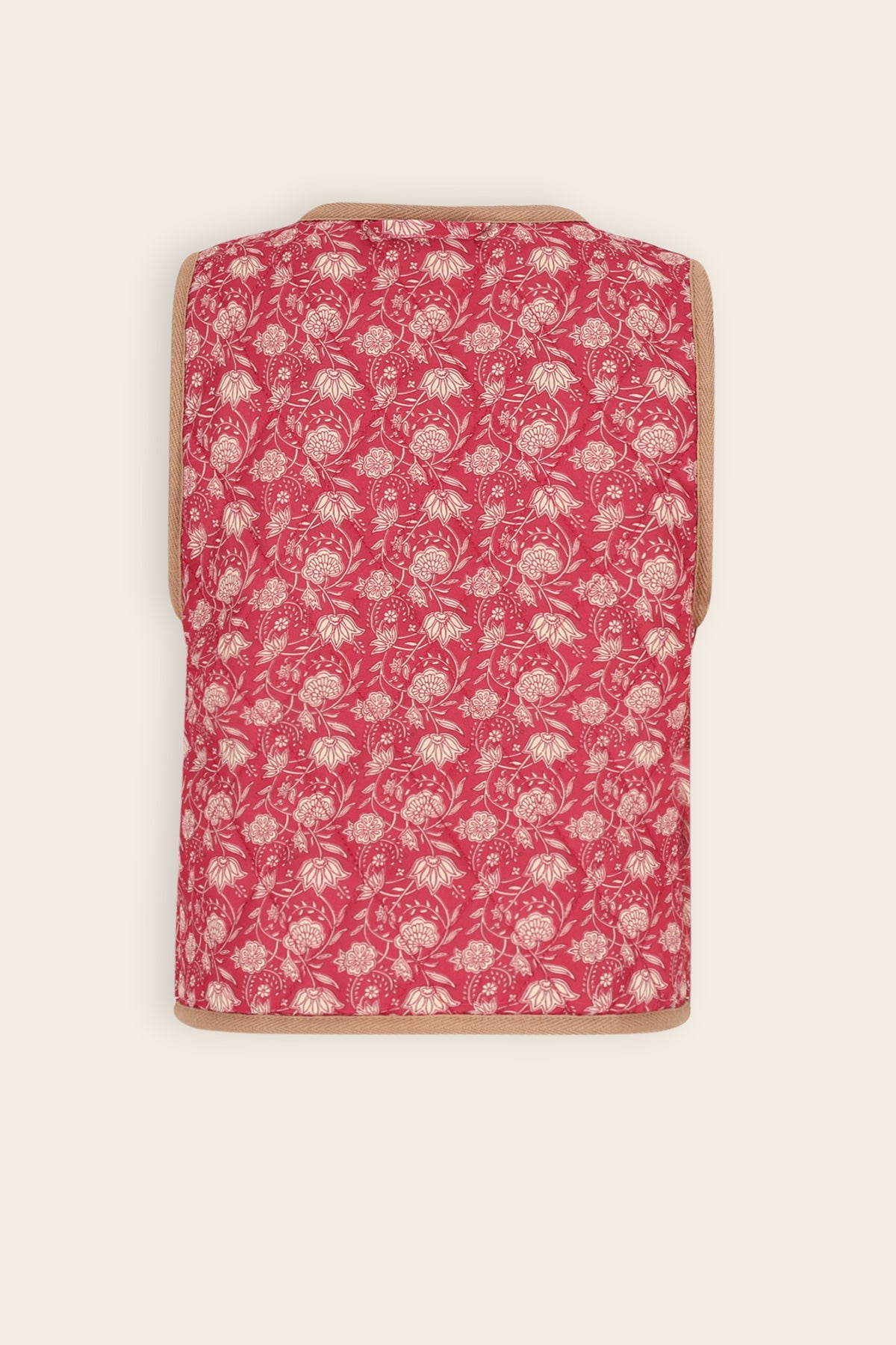 NoNo Katya Reversible Gilet Donkerroze