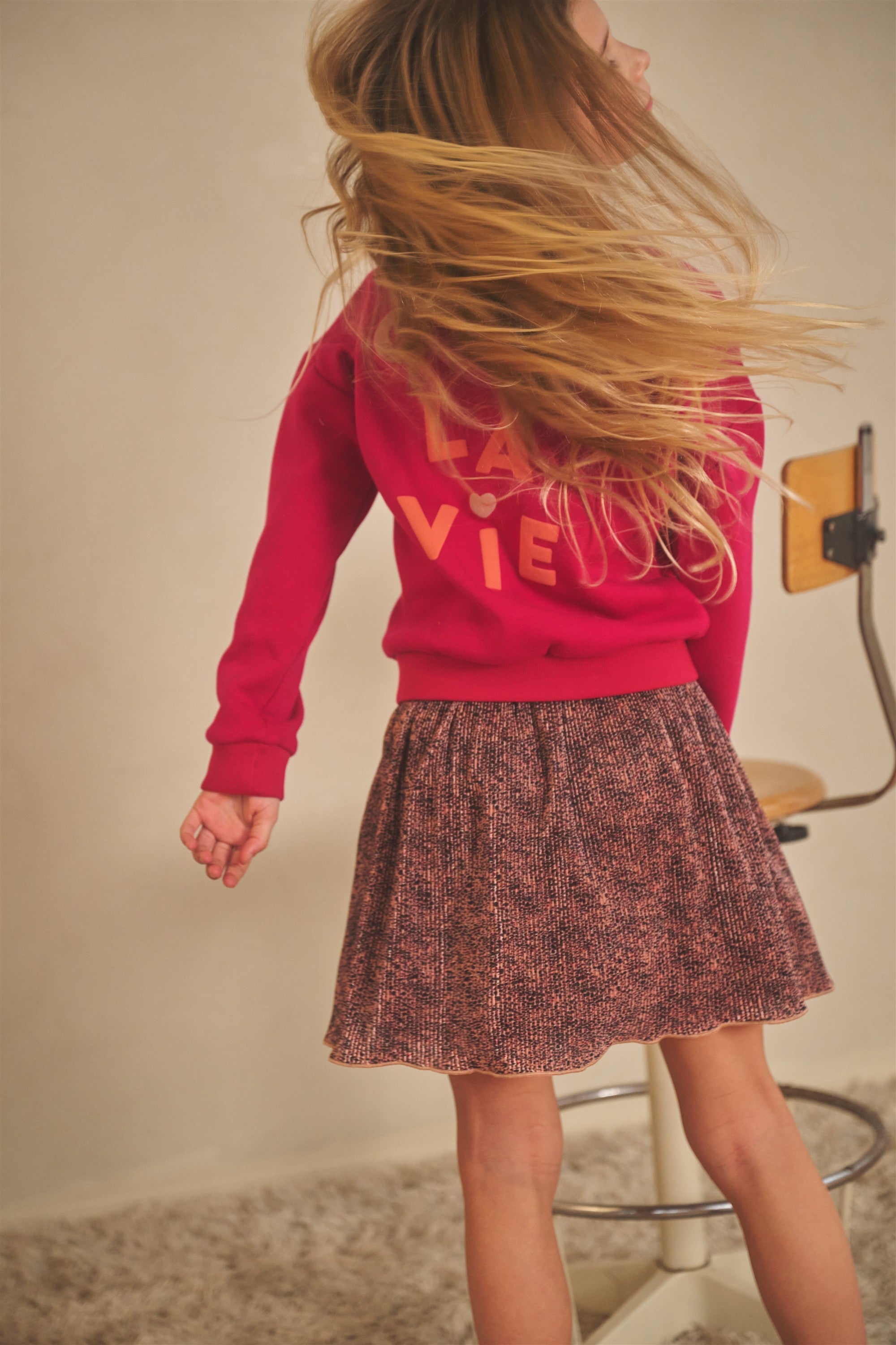 NoNo Nele Plissee Rok Taupe