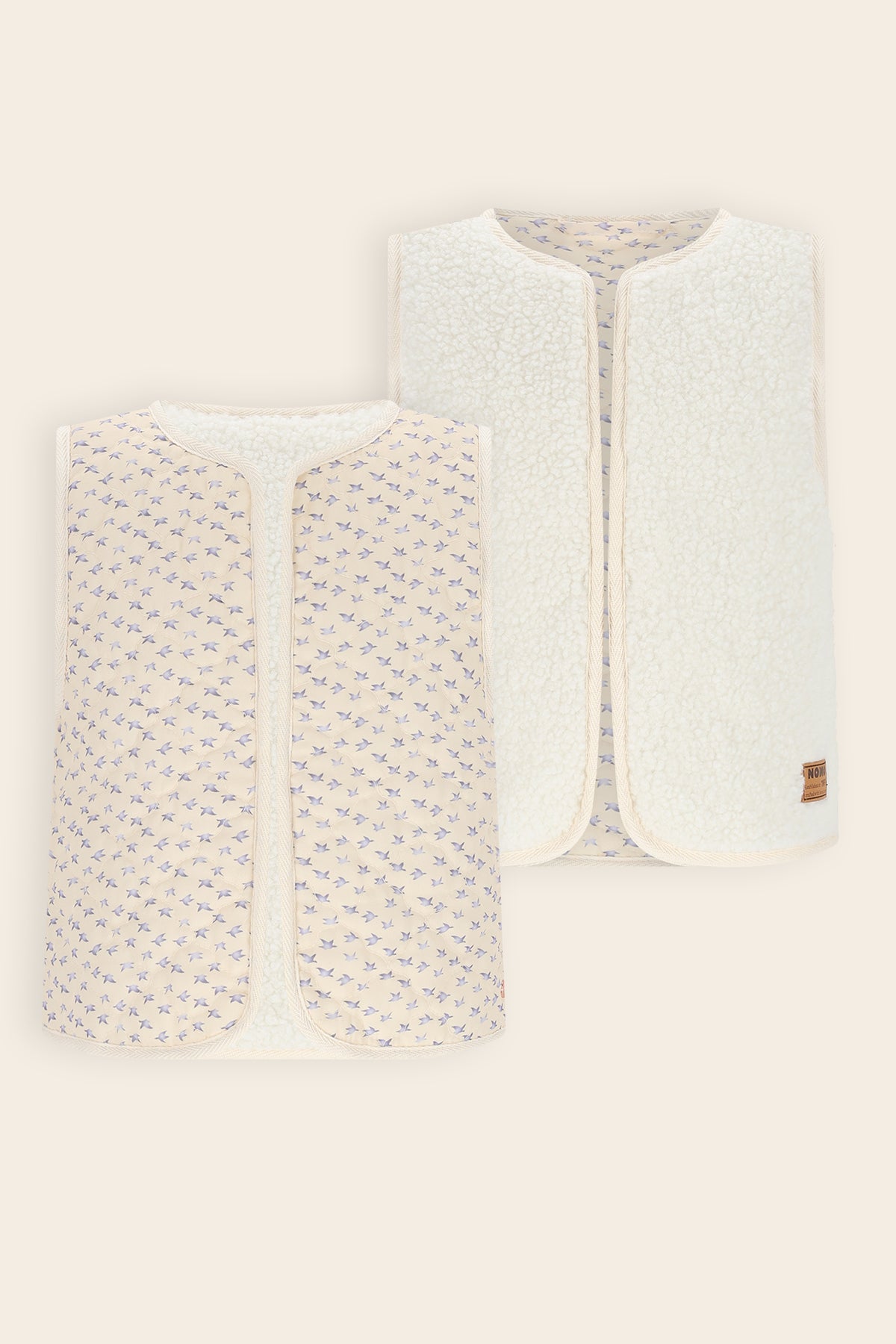 NoNo Katya Omkeerbaar Gilet Ivoor