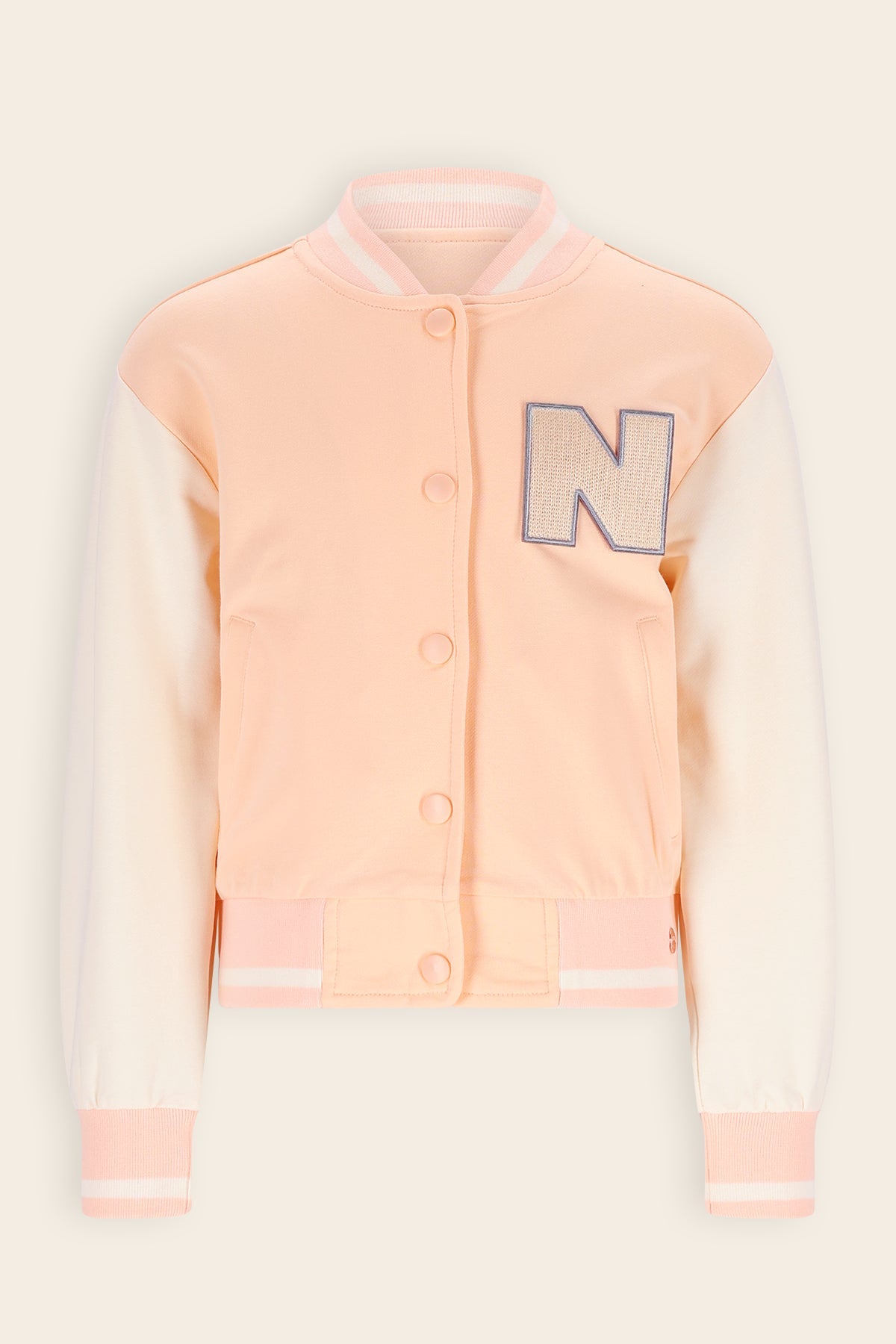 NoNo Darsy College Sweat Jasje Oranje