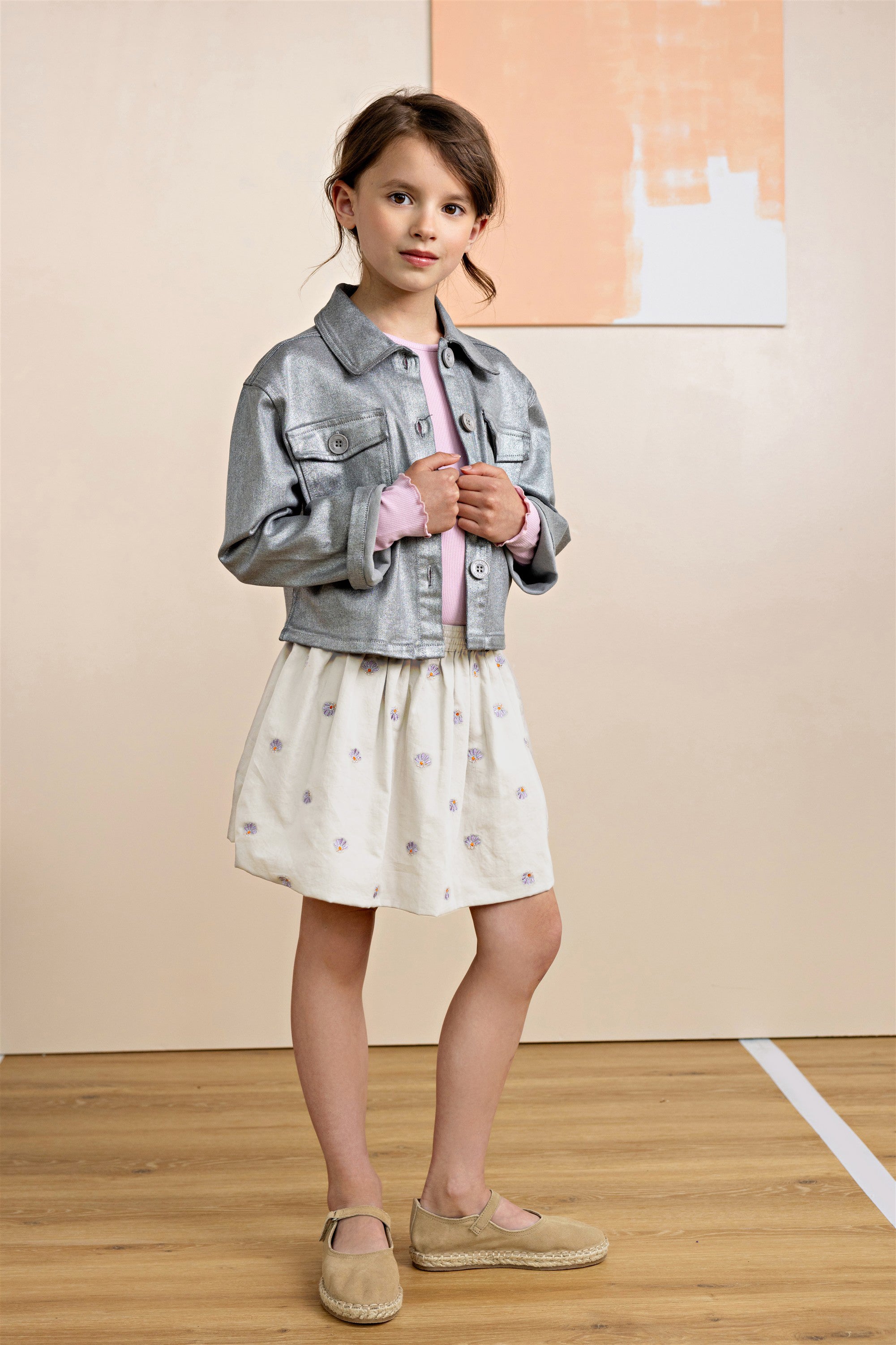 NoNo Ninu Geborduurde Rok Ivoor