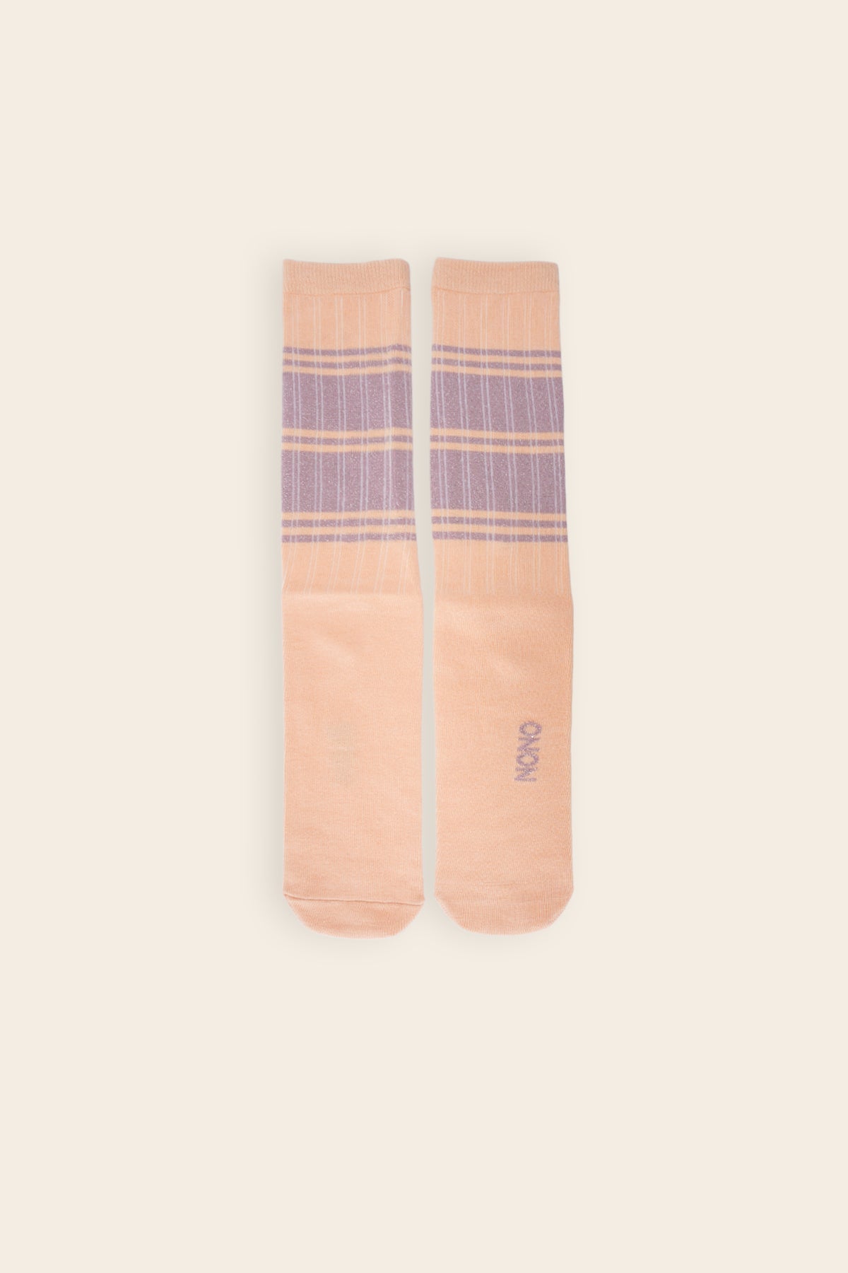 NoNo Rabi Gestreepte Lange sok Oranje