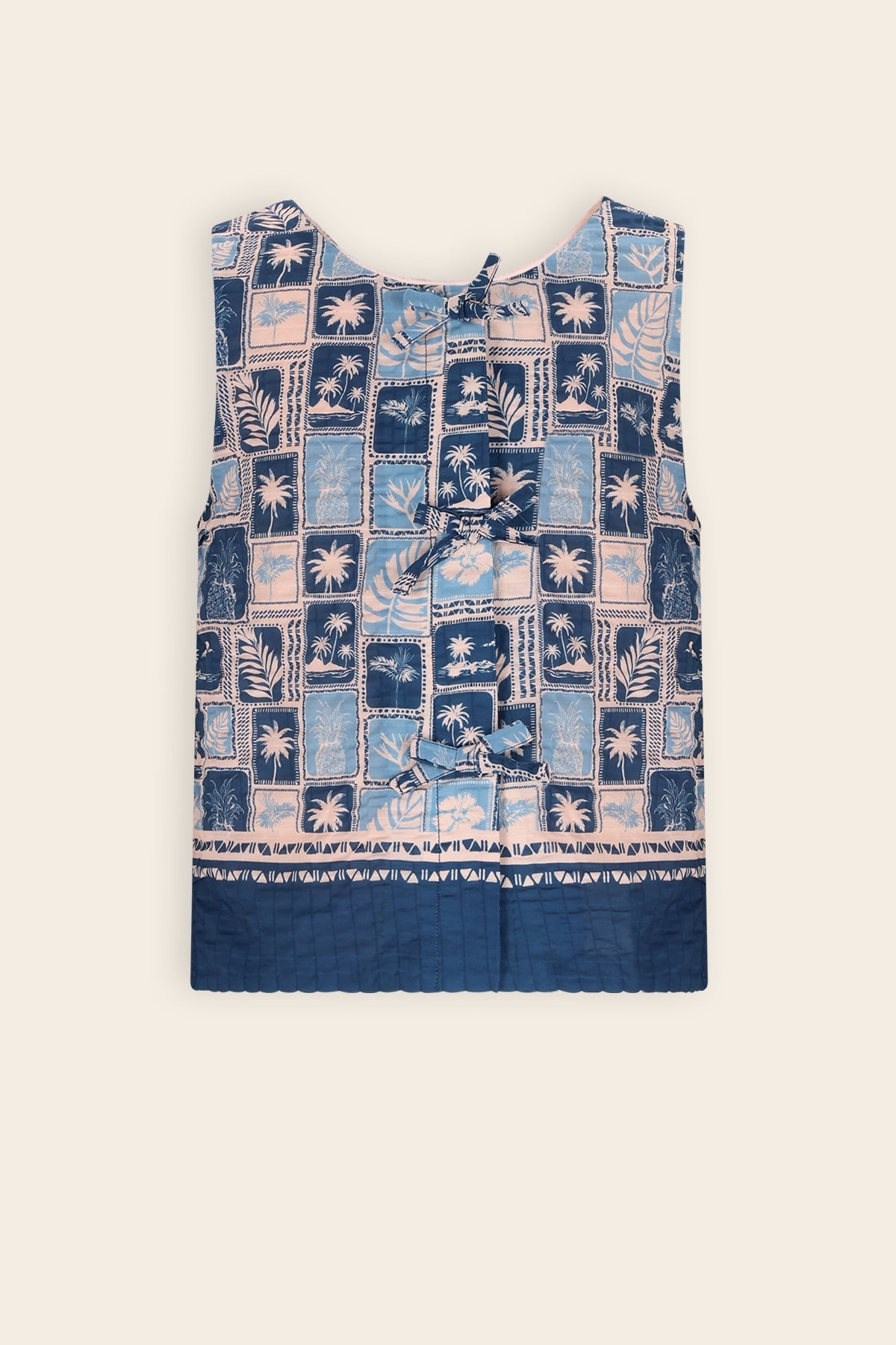 NoNo Tessy 2-zijdige Top Blauw