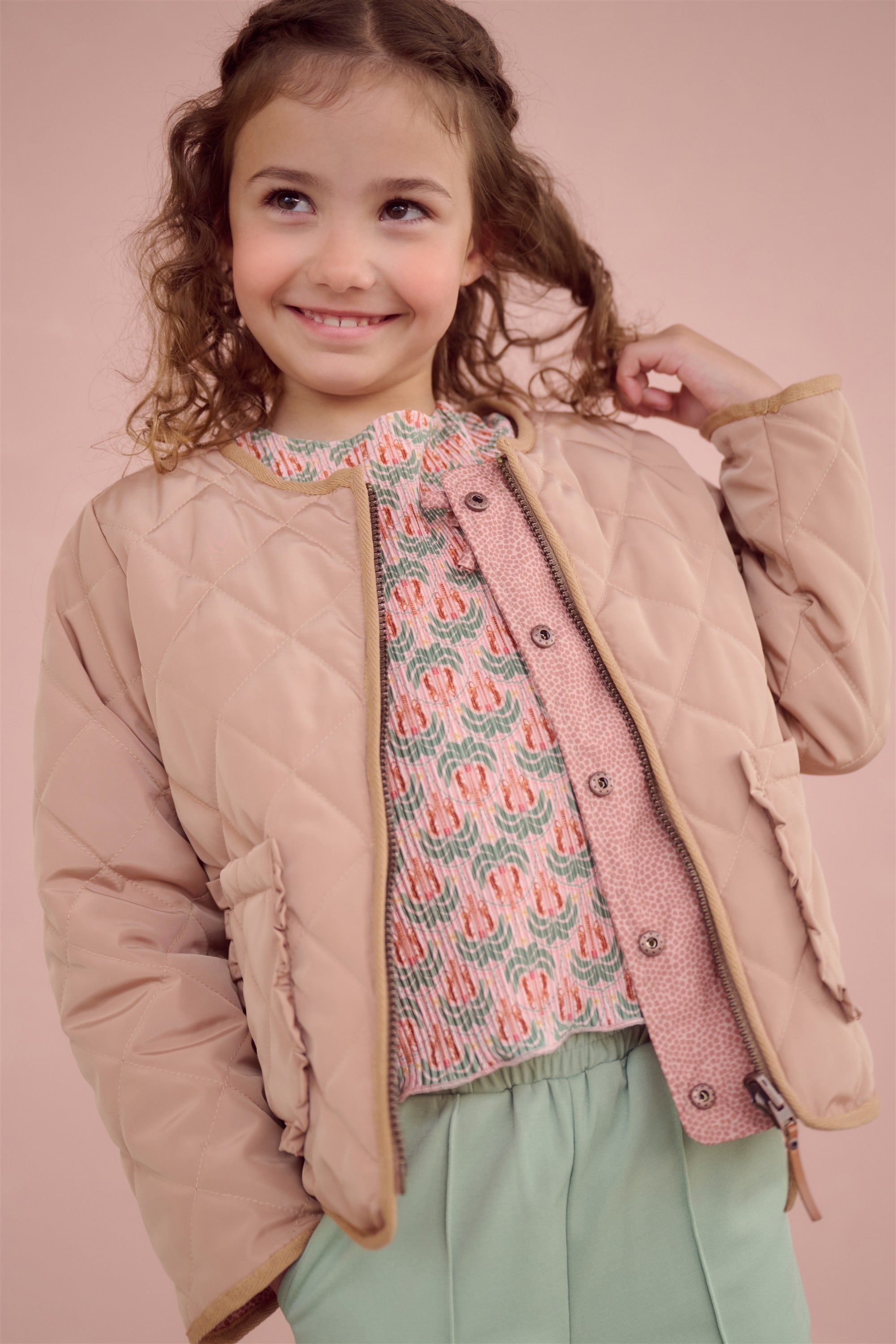 NoNo Diaz Omkeerbaar Jasje Bruin