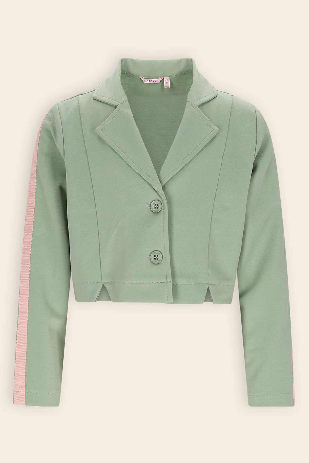 NoNo Doney Korte Interlock Blazer Groen