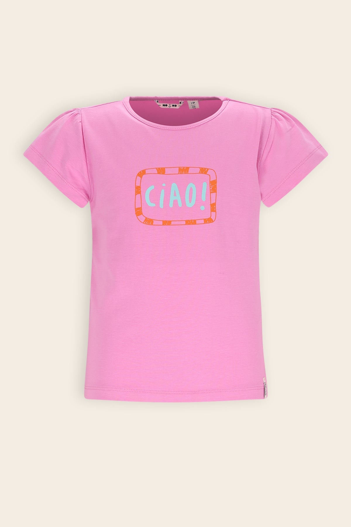 NoNo Kiss CIAO T-shirt Roze