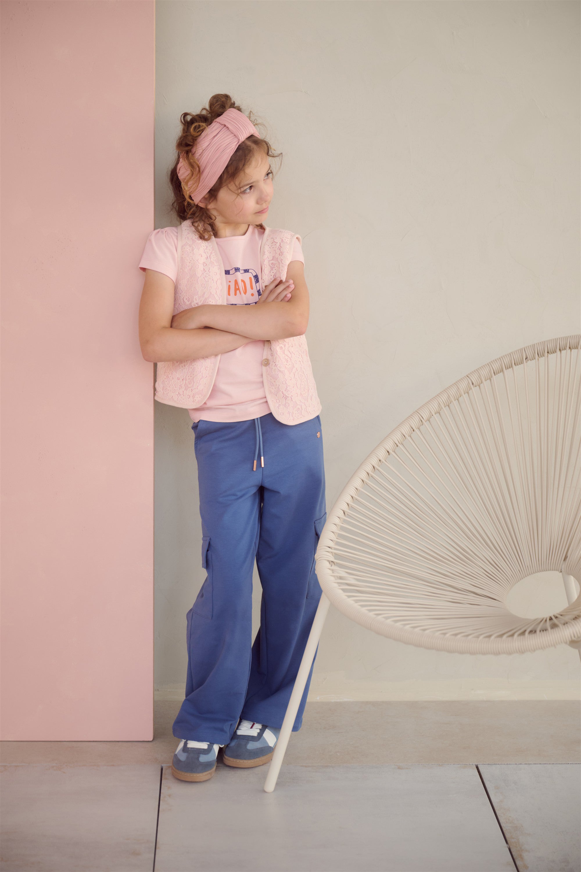 NoNo Kiss CIAO T-shirt Zacht Roze