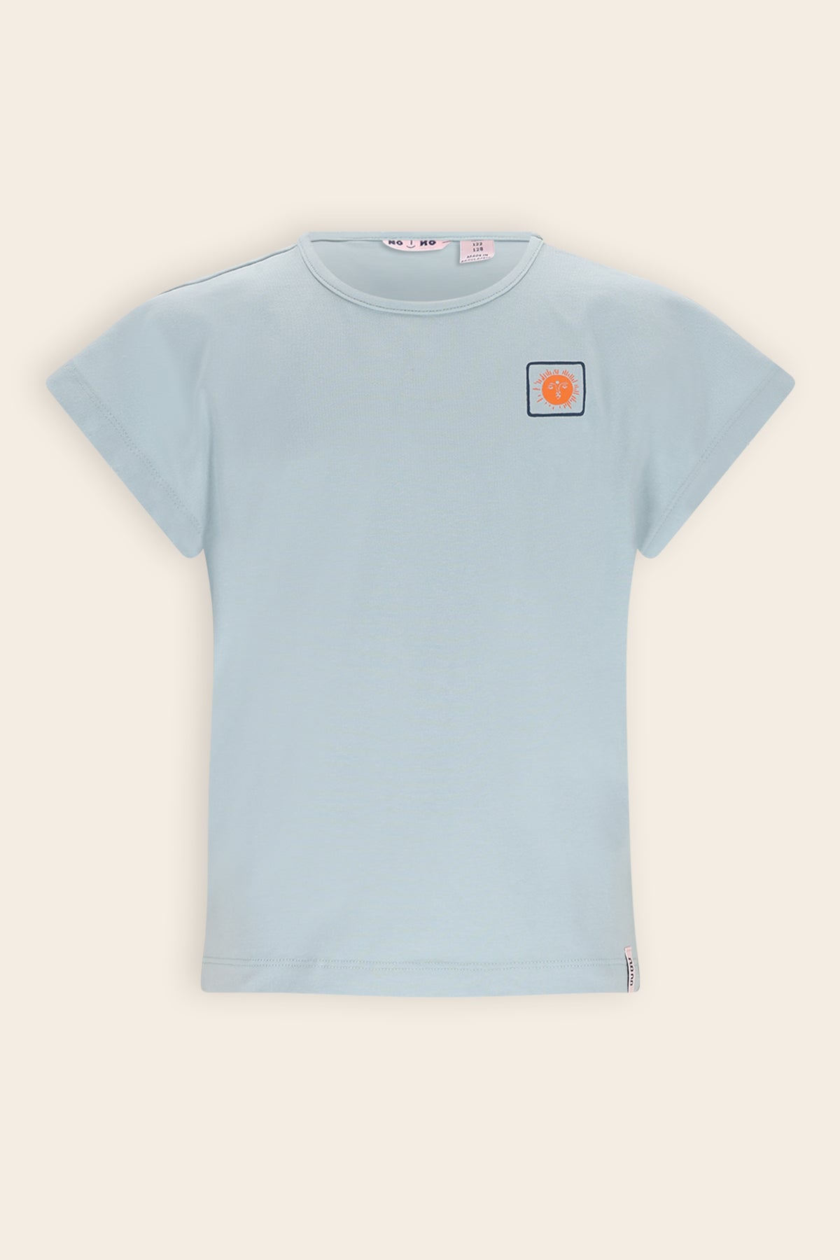 NoNo Kate Tshirt met Rugprint Blauw