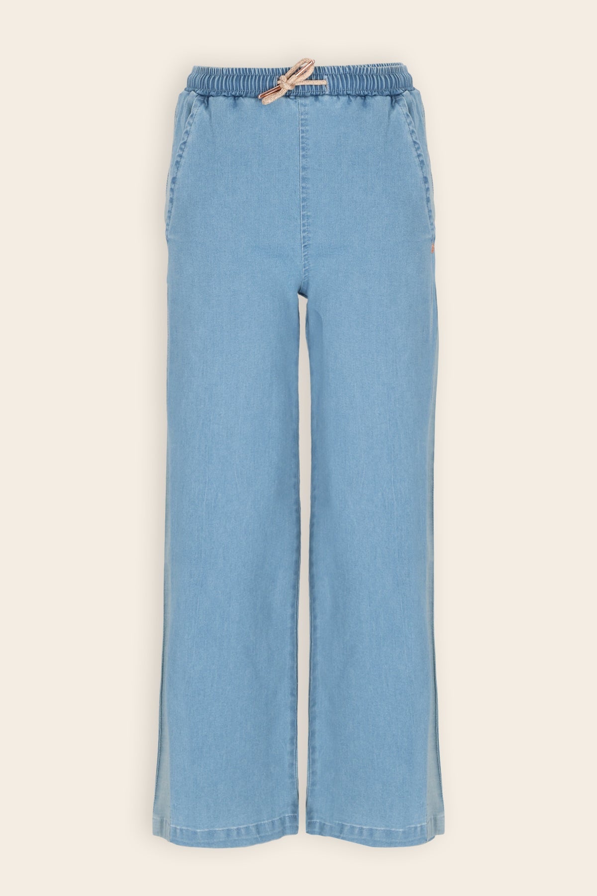 NoNo Sue Denim Wijde Broek Blauw
