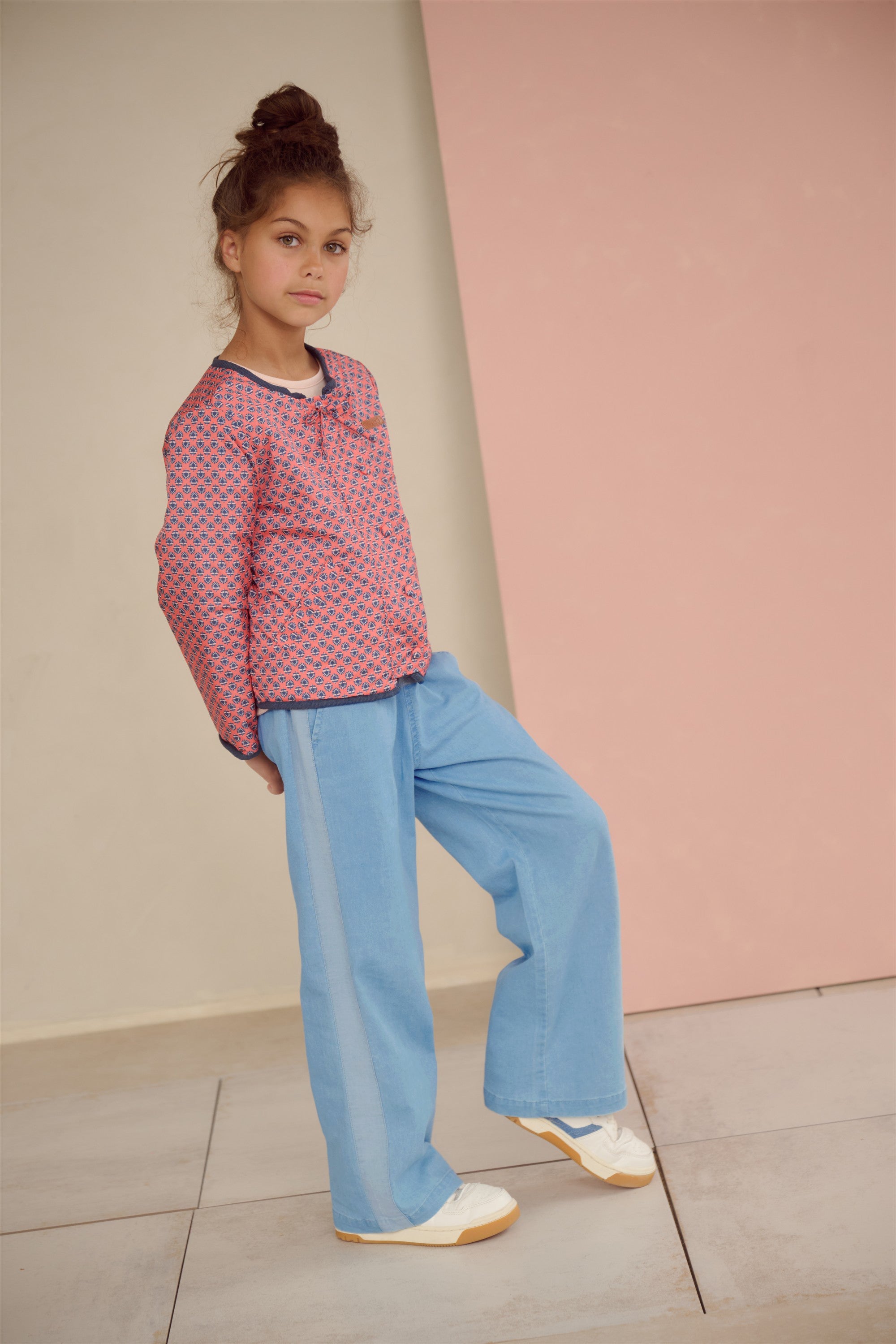 NoNo Sue Denim Wijde Broek Blauw