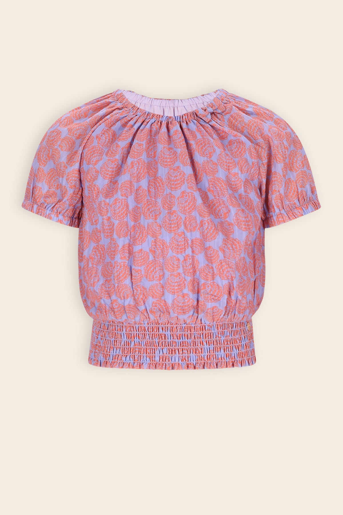 NoNo Tomas Geprinte Blouse Paars