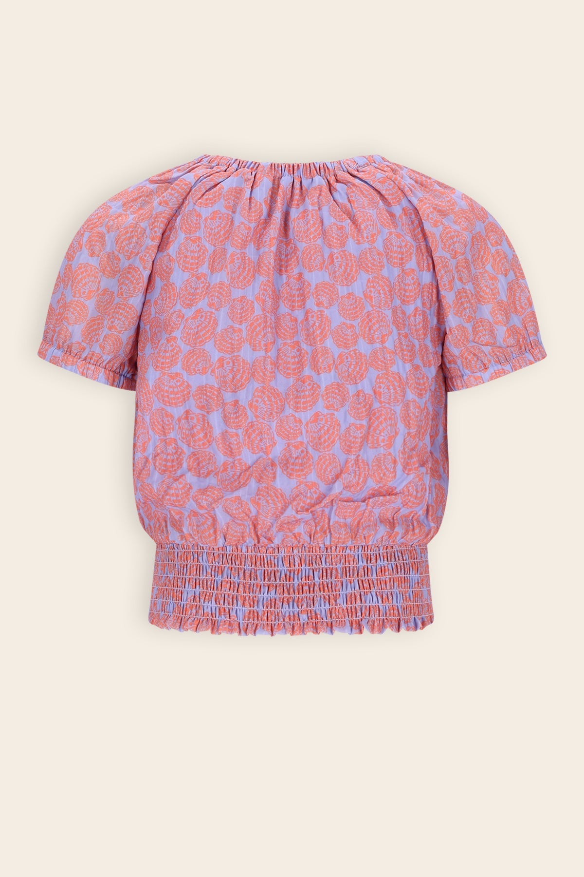 NoNo Tomas Geprinte Blouse Paars