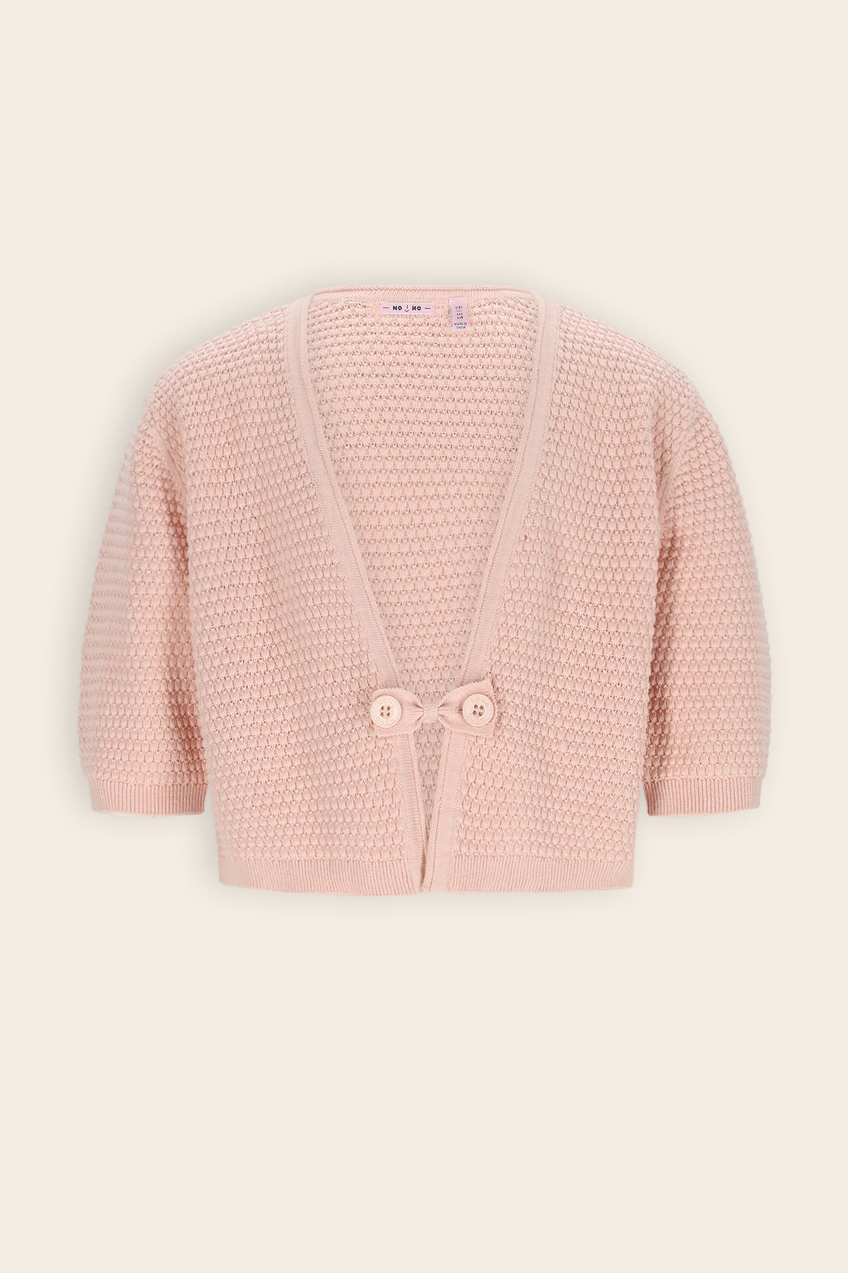 NoNo Aisa Gebreide Vest Zacht Roze