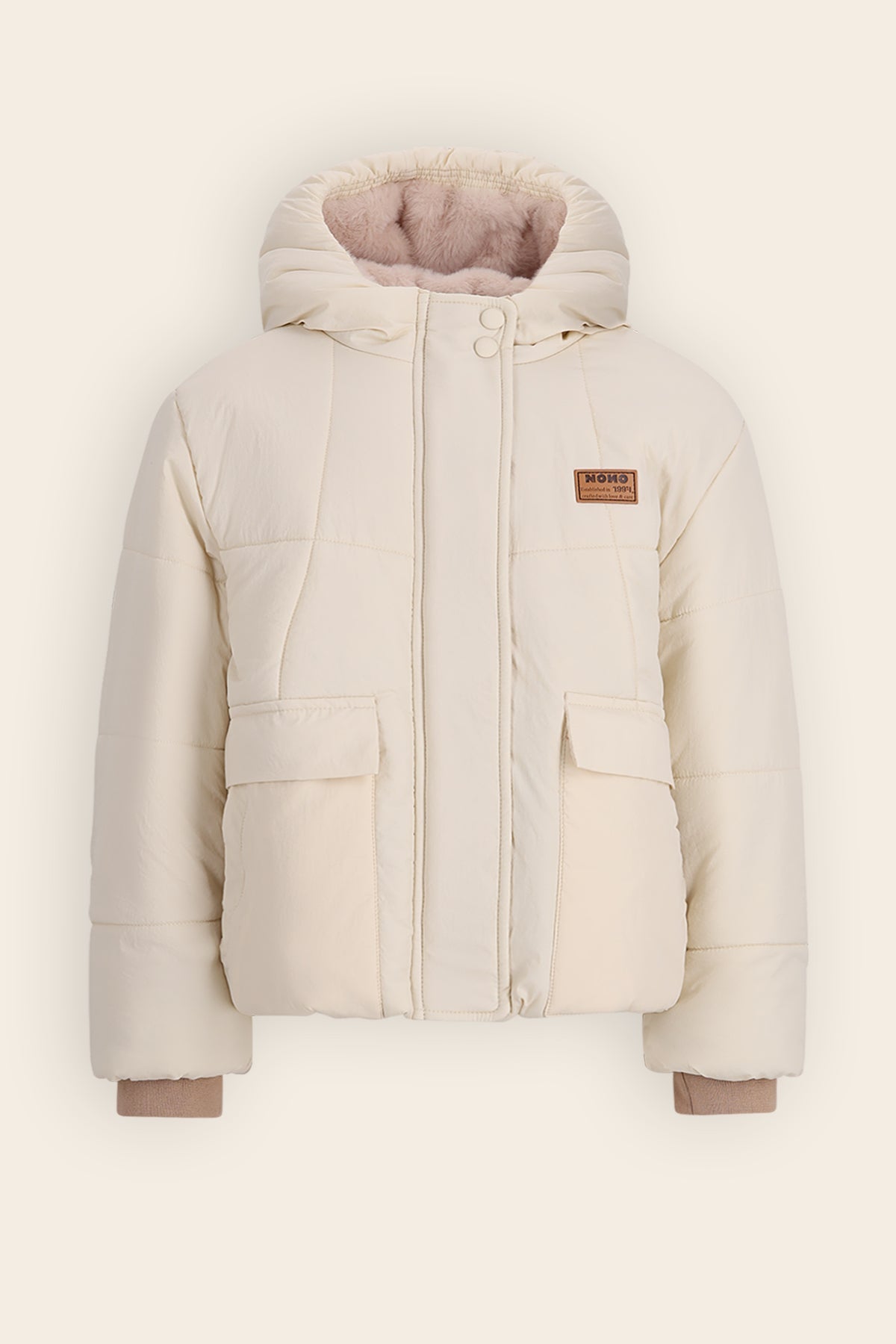 NoNo Backy WinterJas Wit