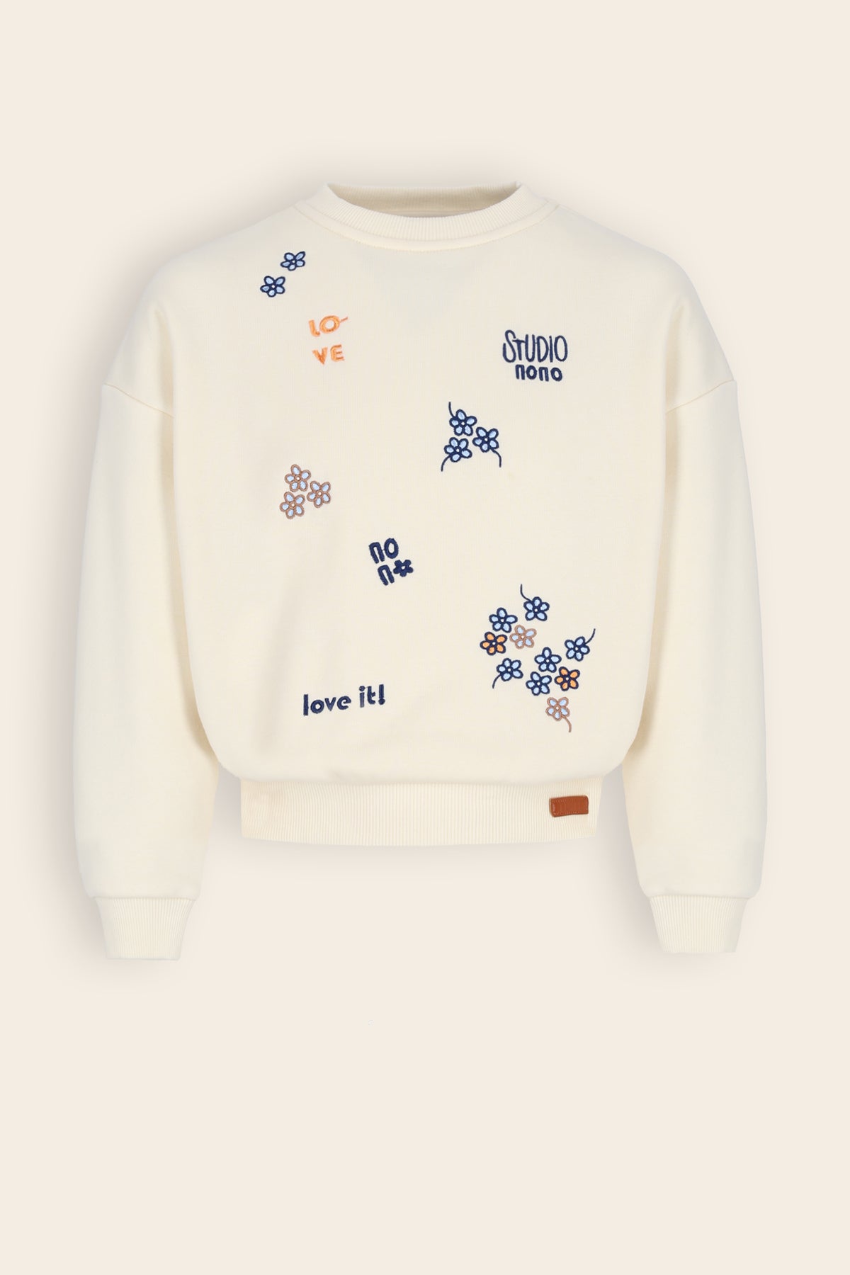 NoNo Konono Zachte Sweater Wit