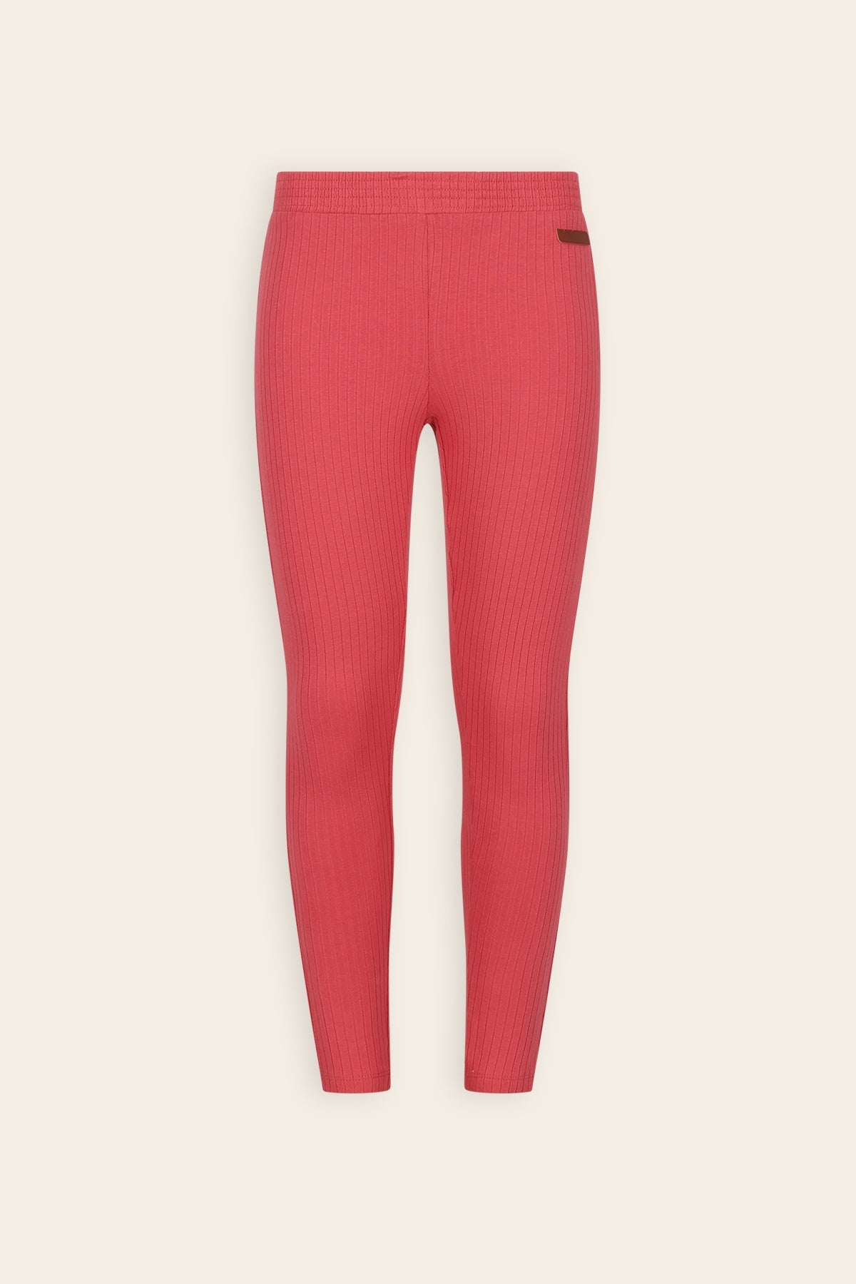 NoNo Sole Rib Jersey Legging Rood