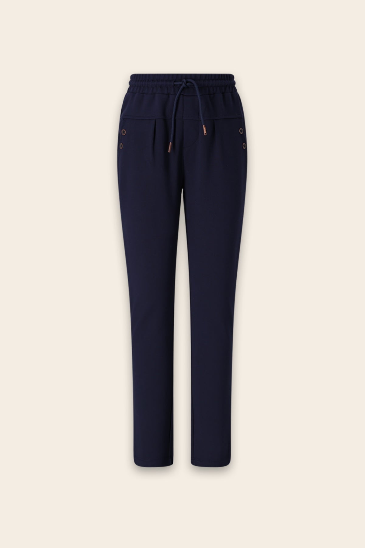 NoNo Snooze Interlock Slimfit Broek Donkerblauw