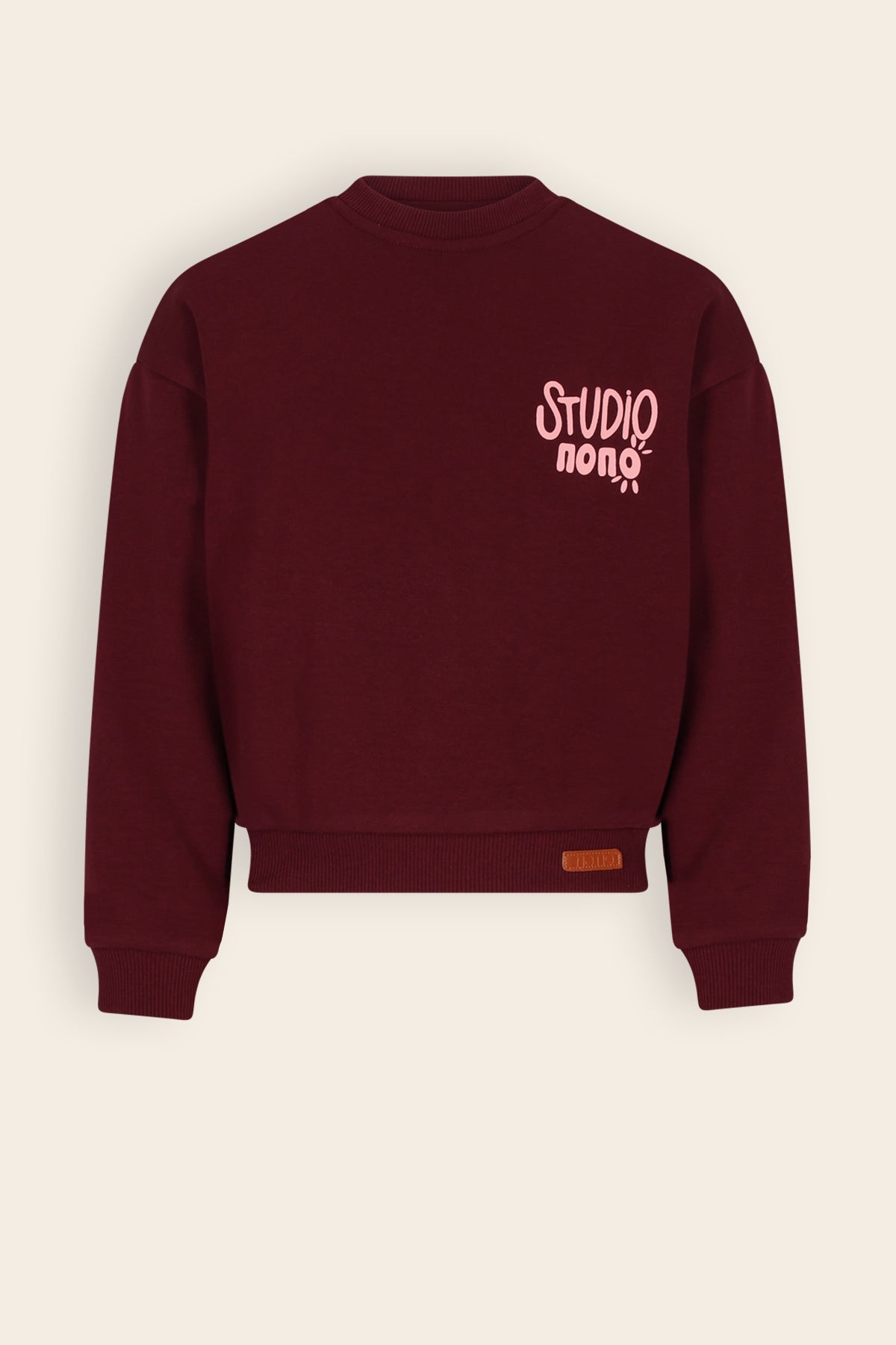 NoNo Konono Zachte Sweater Bordeaux