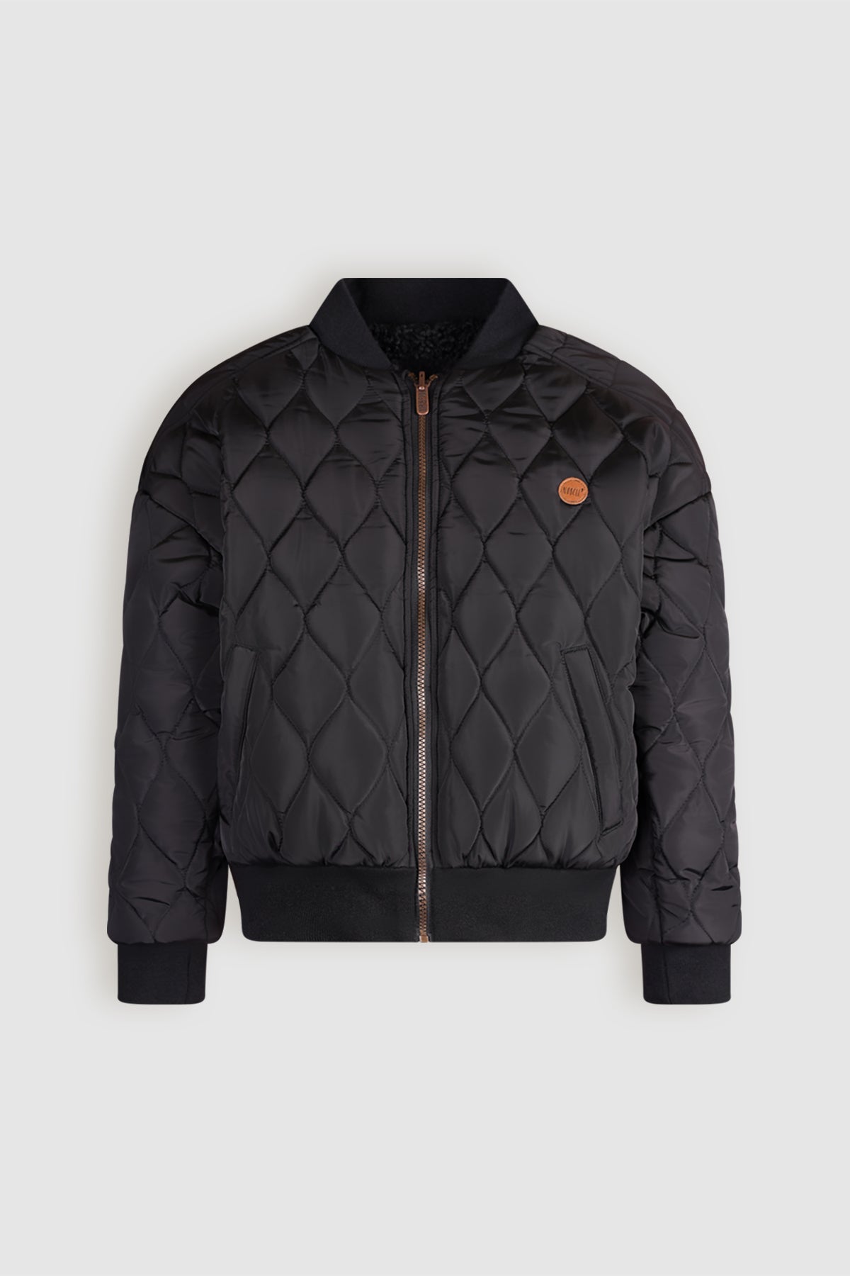 NoBell' Bombi Reversible Jas met Verborgen Capuchon Zwart